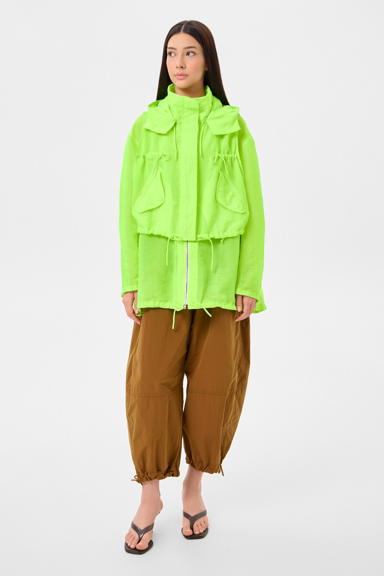 Light Ember Coat Neon Yellow