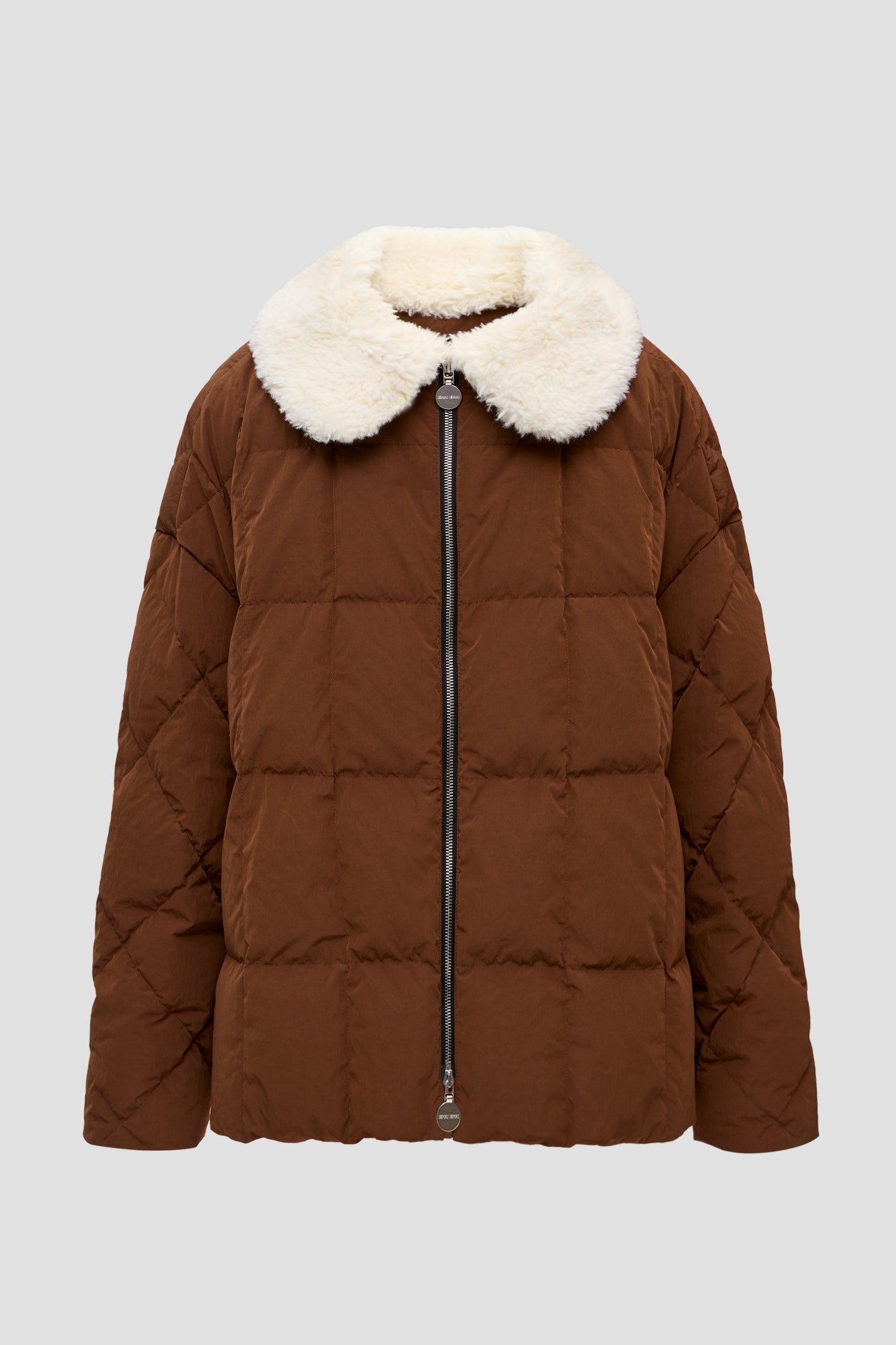 SHEARLING ARCO JACKET SCOOTER BROWN