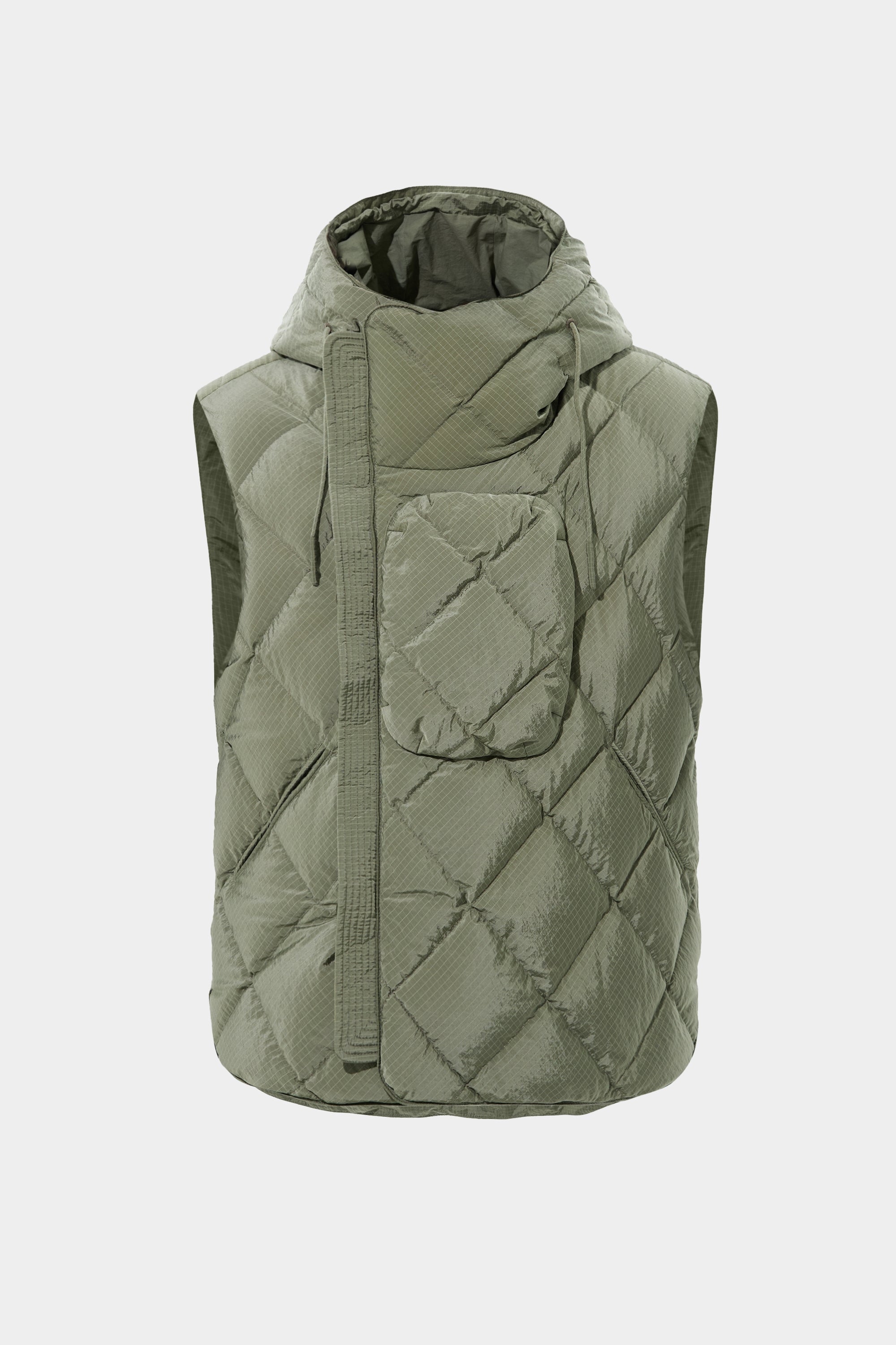 Atti Vest Man Rib Khaki