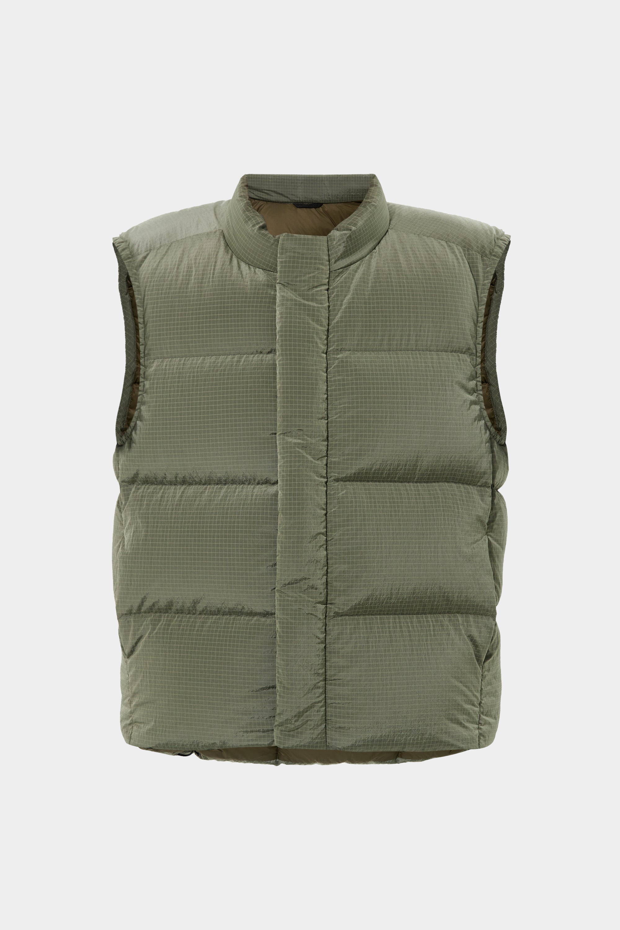 Cloud Vest Man Rib Khaki