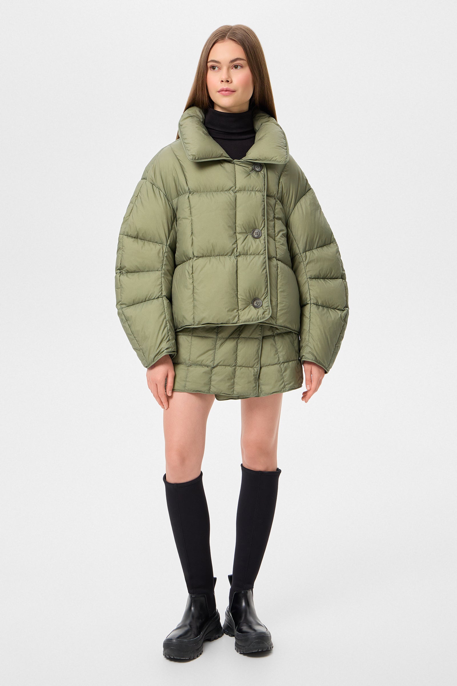 COZY CLOUD JACKET MICRO OLIVE GREEN