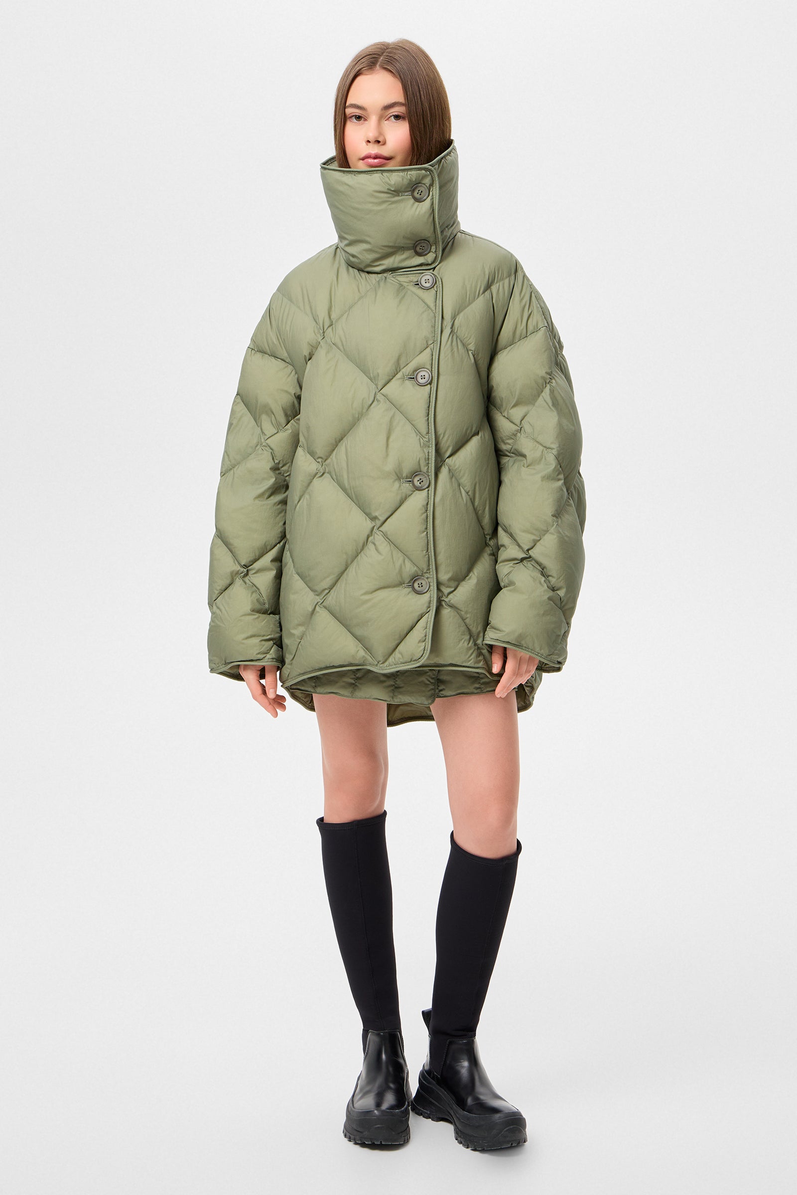 COZY QUEEN MICRO OLIVE GREEN