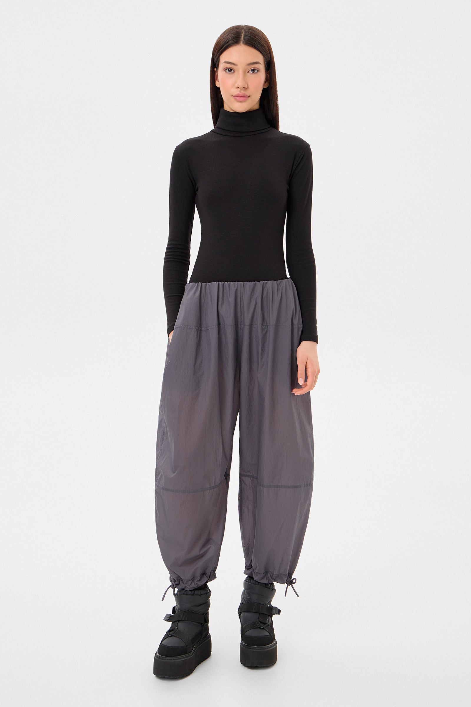 BALLOON PANTS KETCHUP GREY