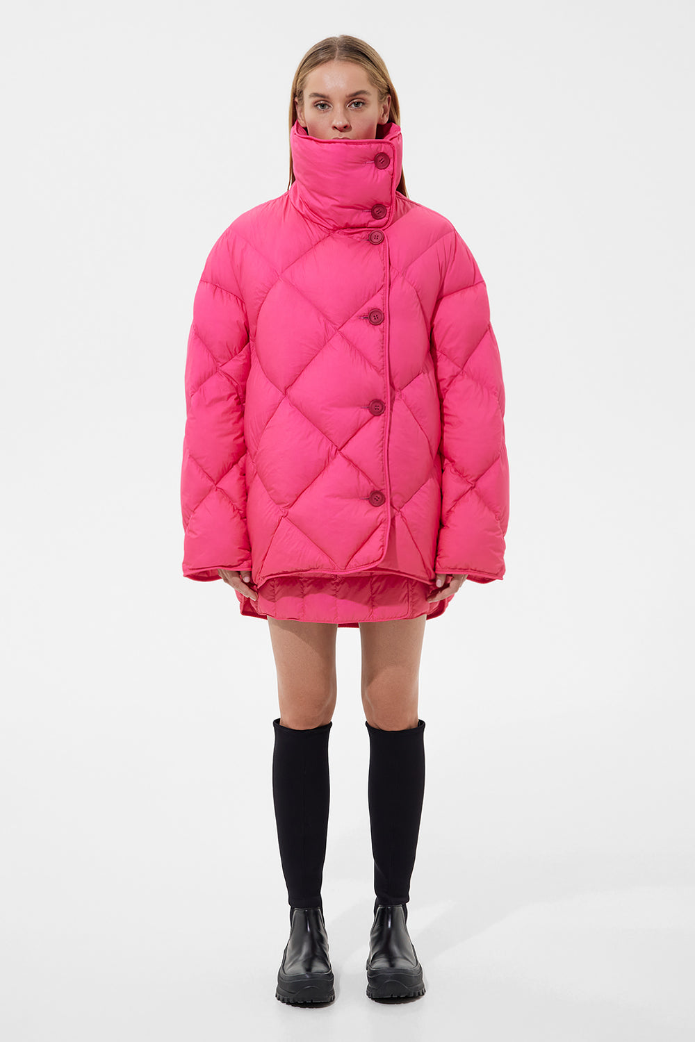 Cozy Queen Jacket Micro Pink