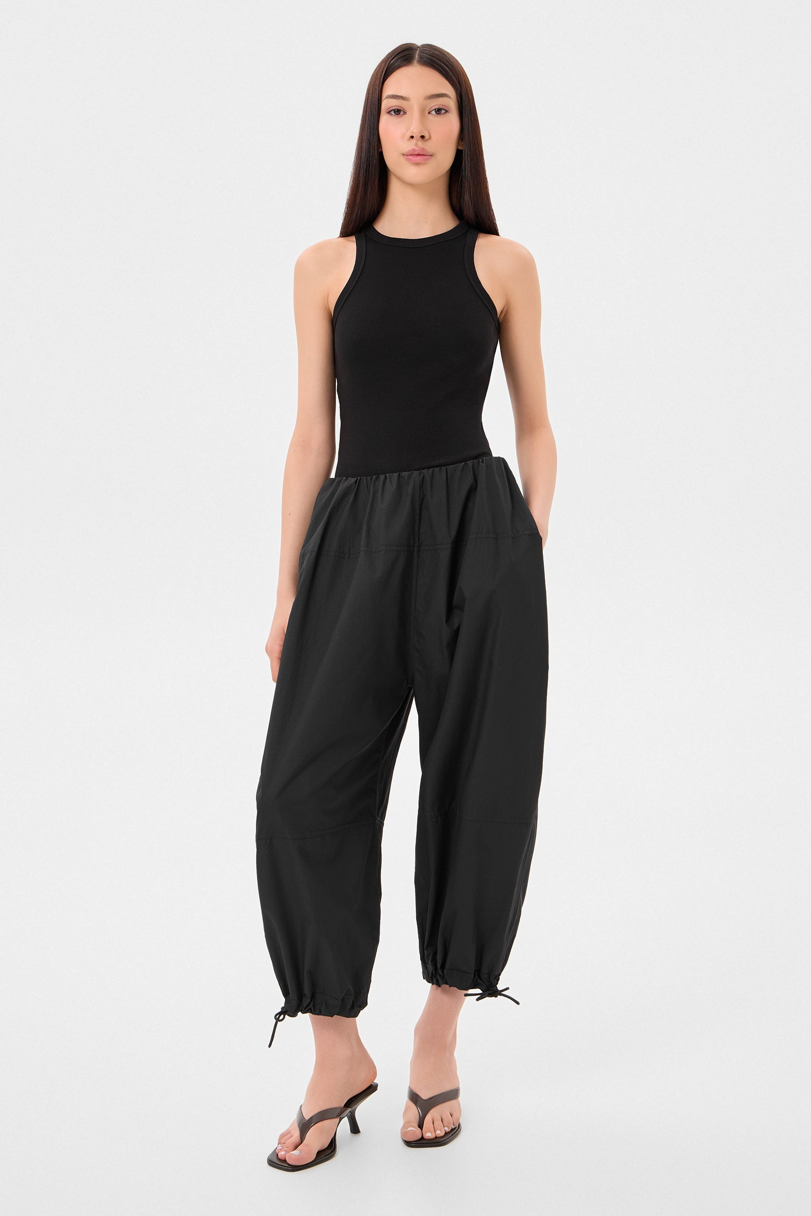 Light Ballon Pants Ketchup Black