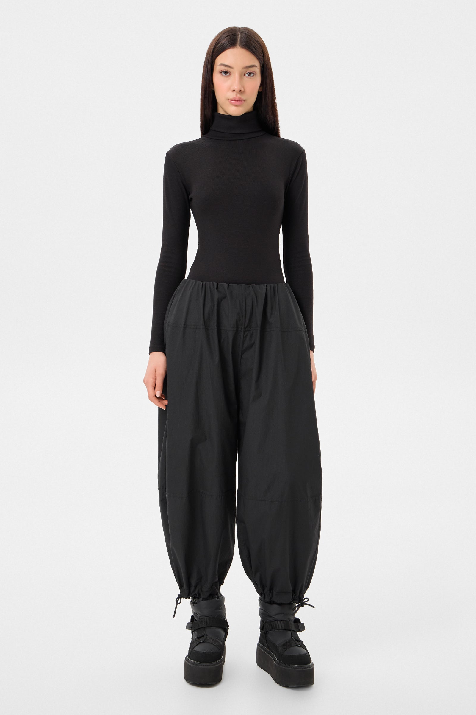 BALLOON PANTS KETCHUP BLACK