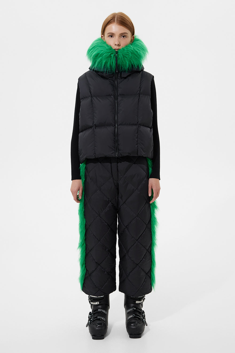 Fur Apres Ski Wendy Vest Tec Black
