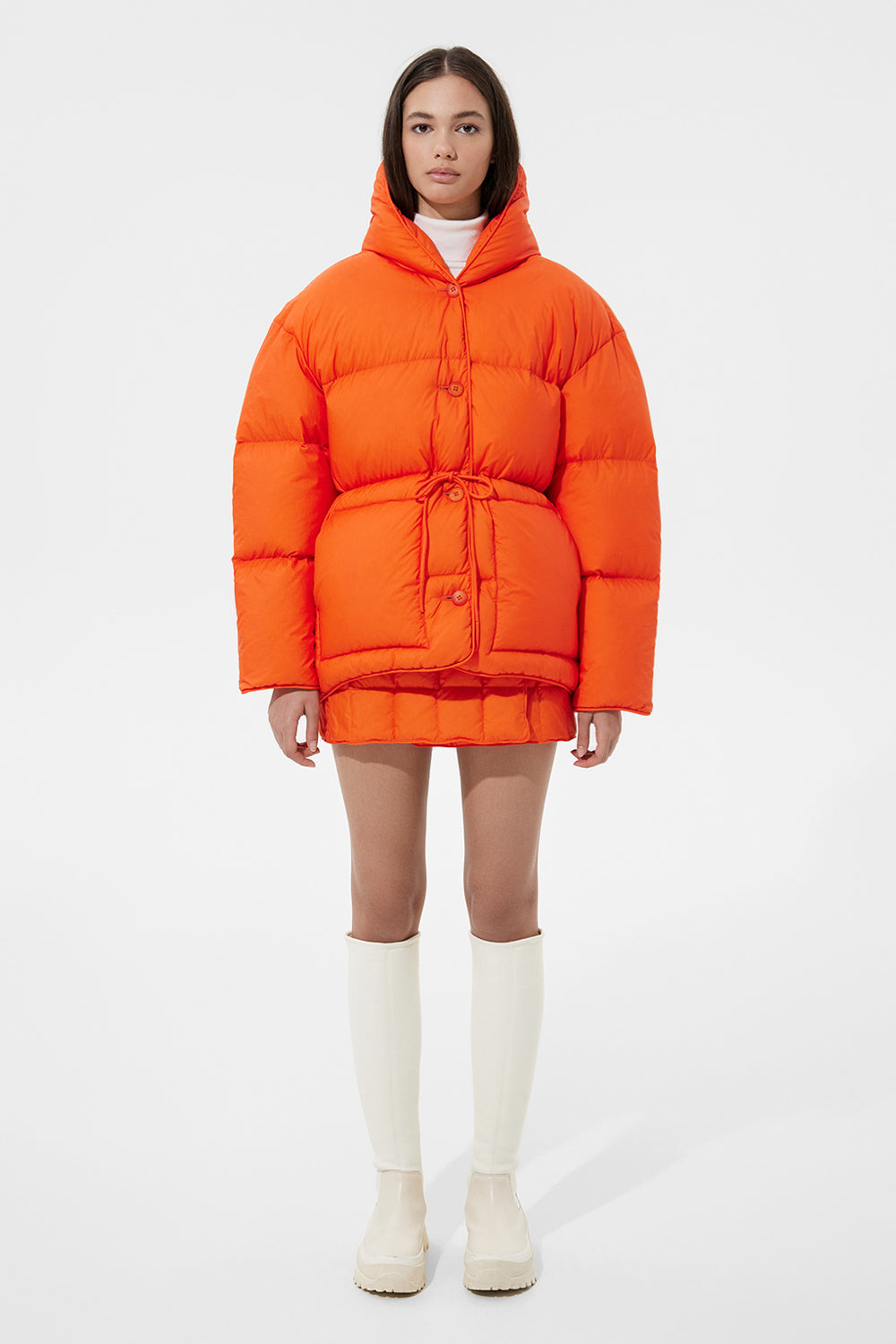 Cozy Michlin Jacket Micro Brick Orange