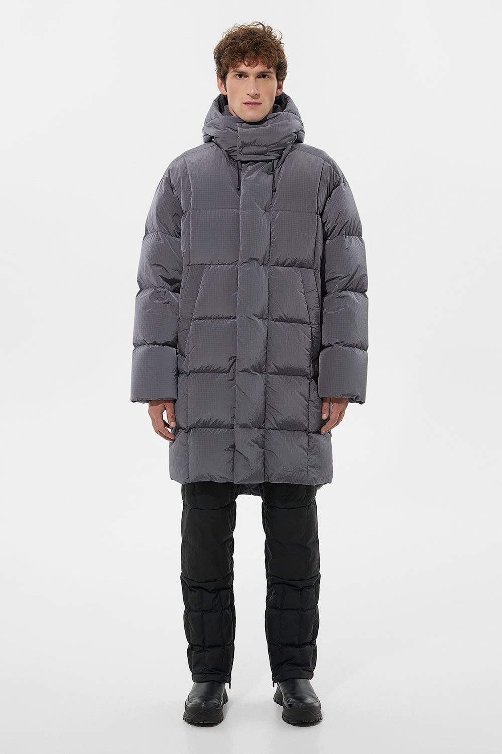 Killer Jacket Man Rib Grey Violet