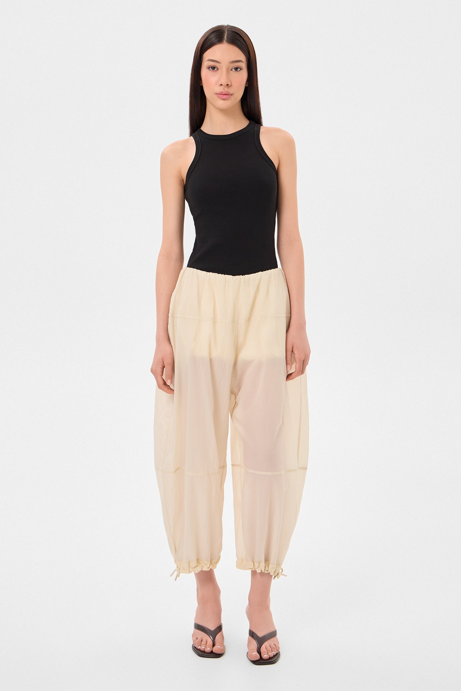 Light Ballon Pants Ketchup Beige
