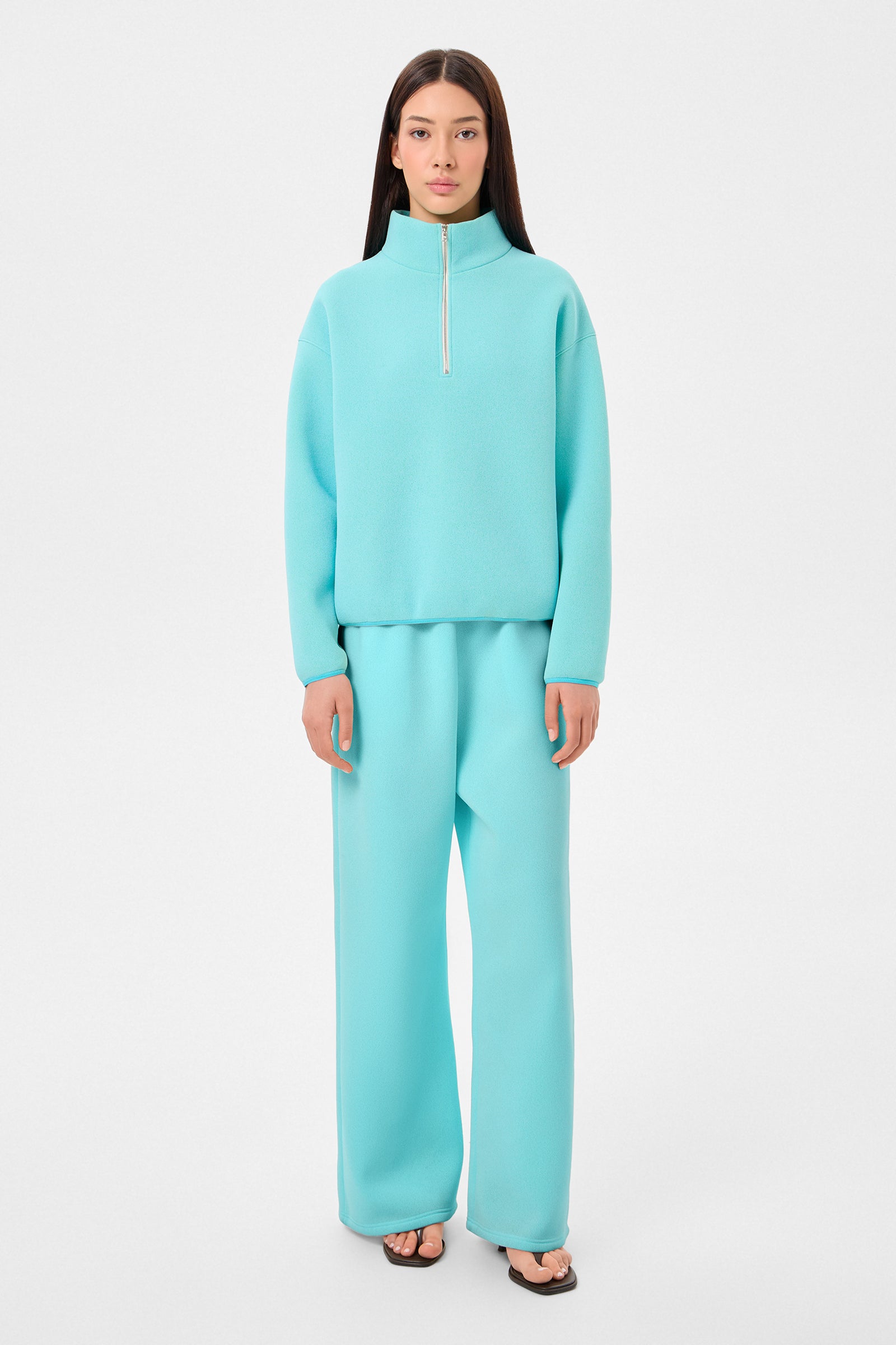 Rocky Half Zip Foam Blue