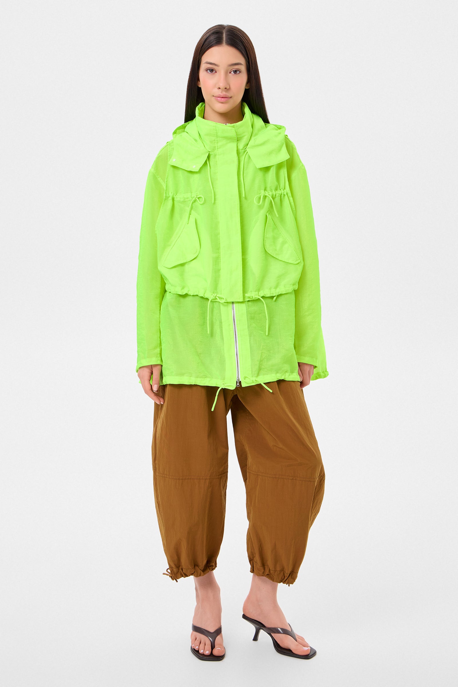 Light Ember Coat Neon Yellow