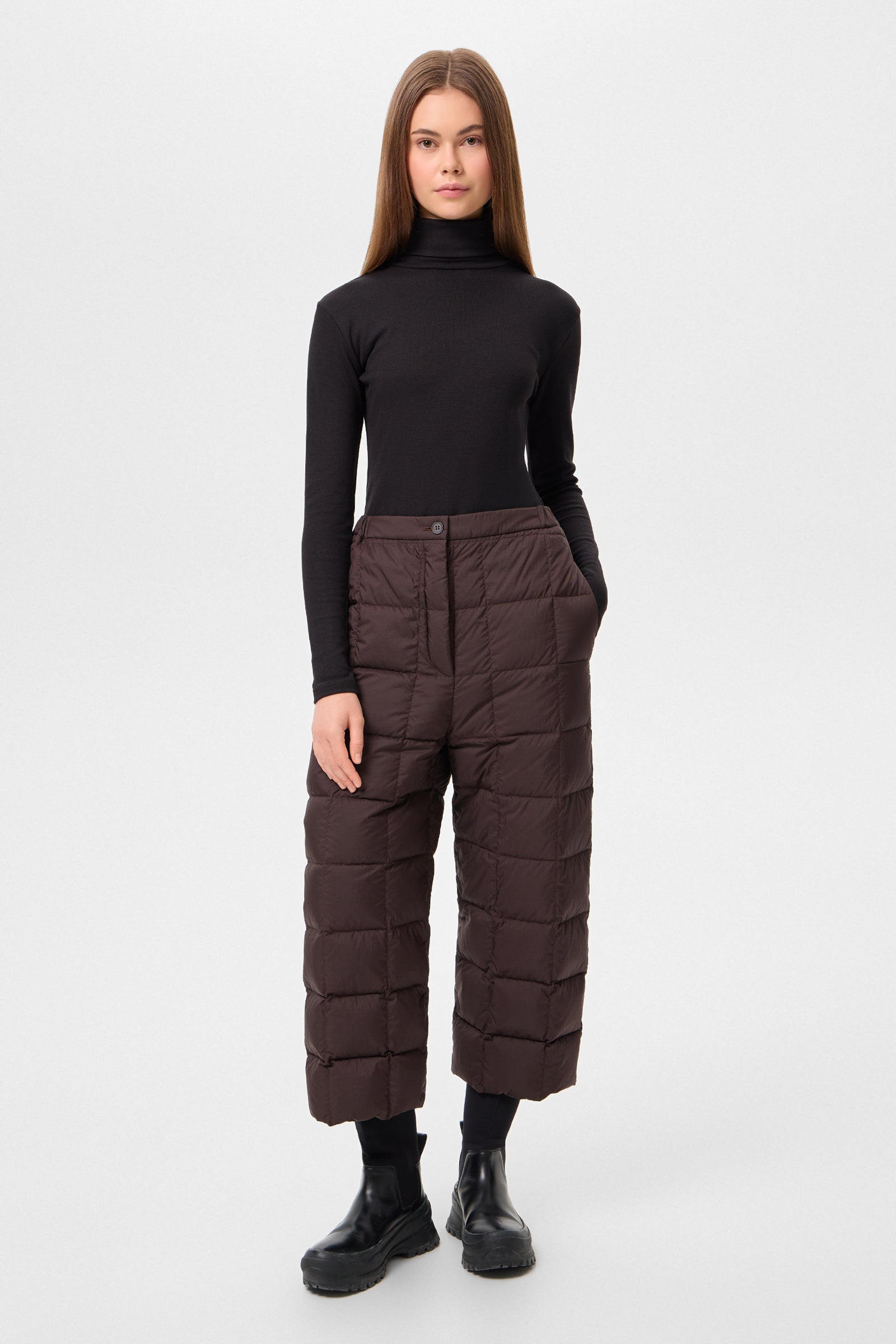 DUNNO PANTS MICRO BROWN