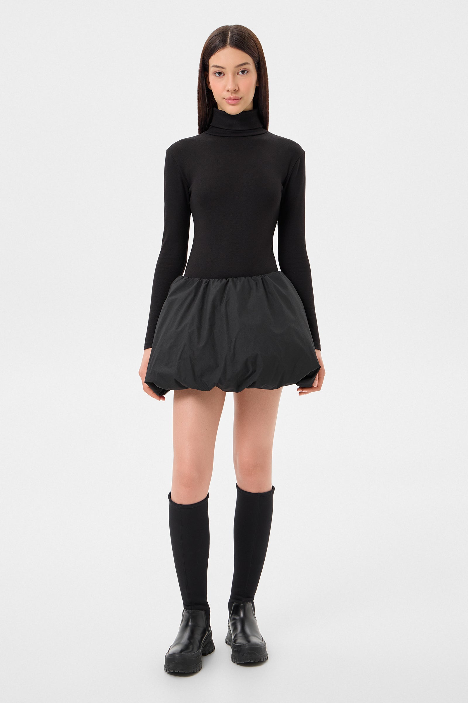 CLOUD SKIRT KETCHUP BLACK