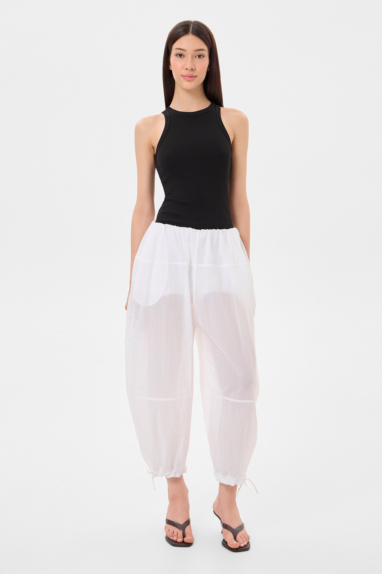 Light Balloon Pants Gaby White