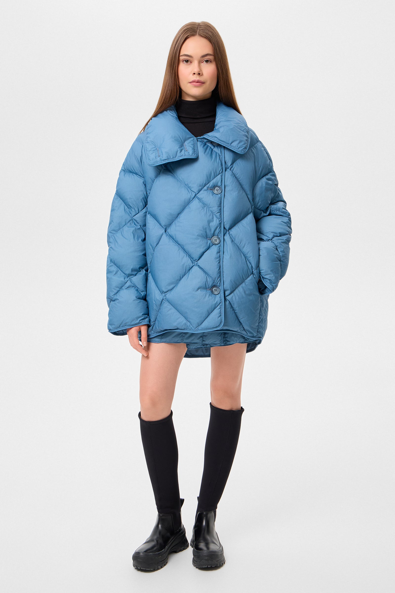 COZY QUEEN MICRO STONE BLUE