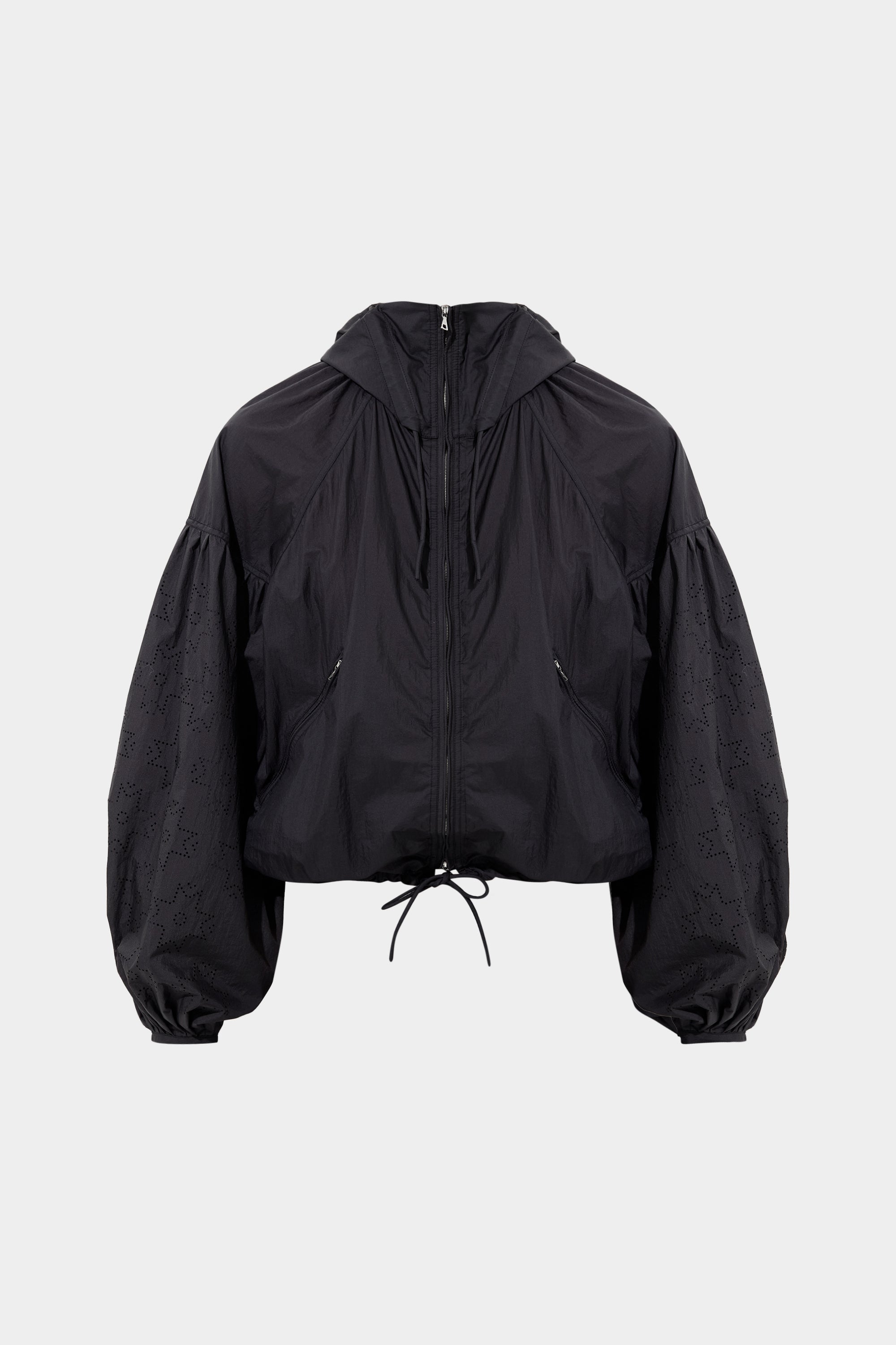 Perforated Jacket Micro Black