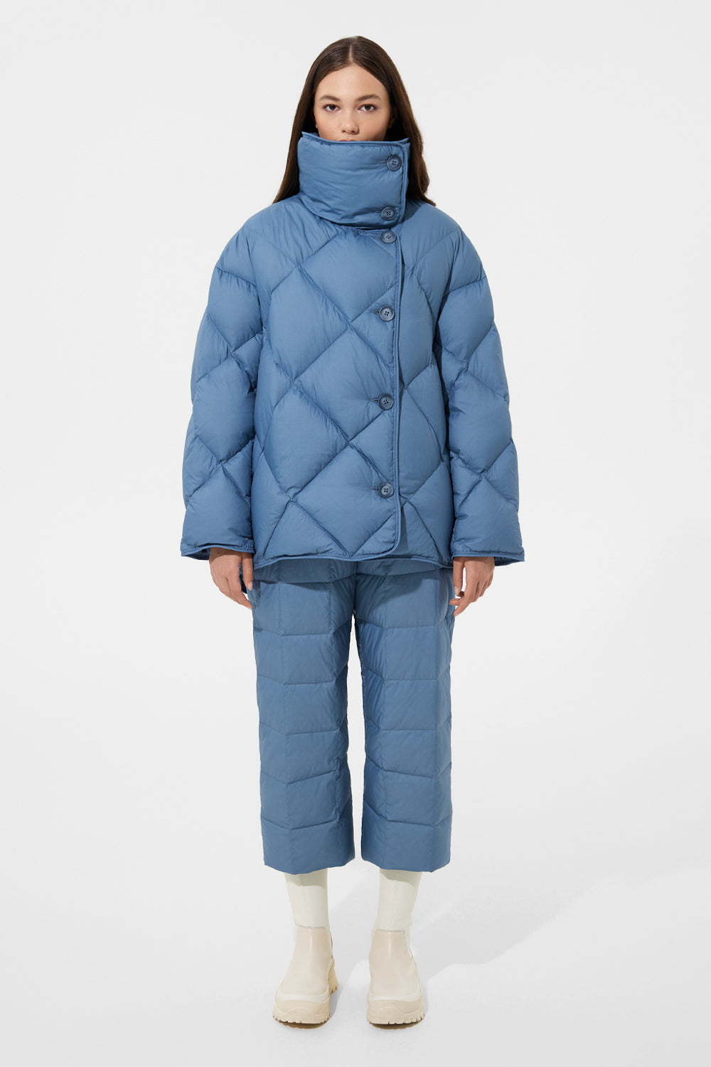 Cozy Queen Jacket Micro Stone Blue