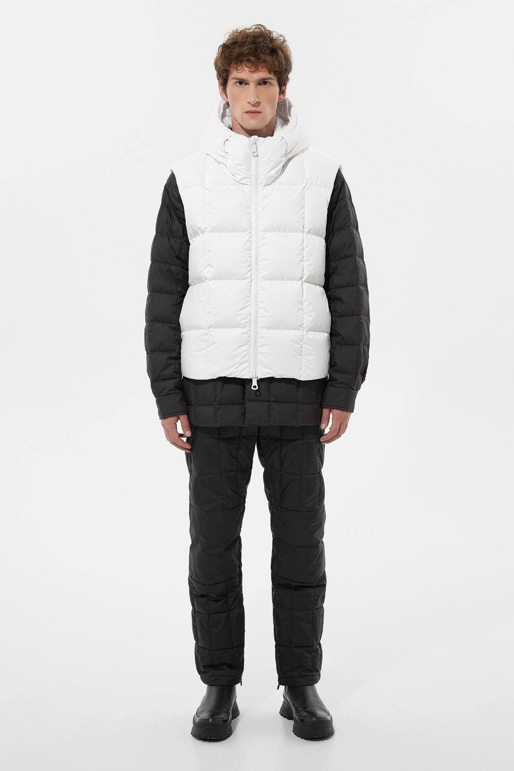 Apres Ski Vest Man Tec White