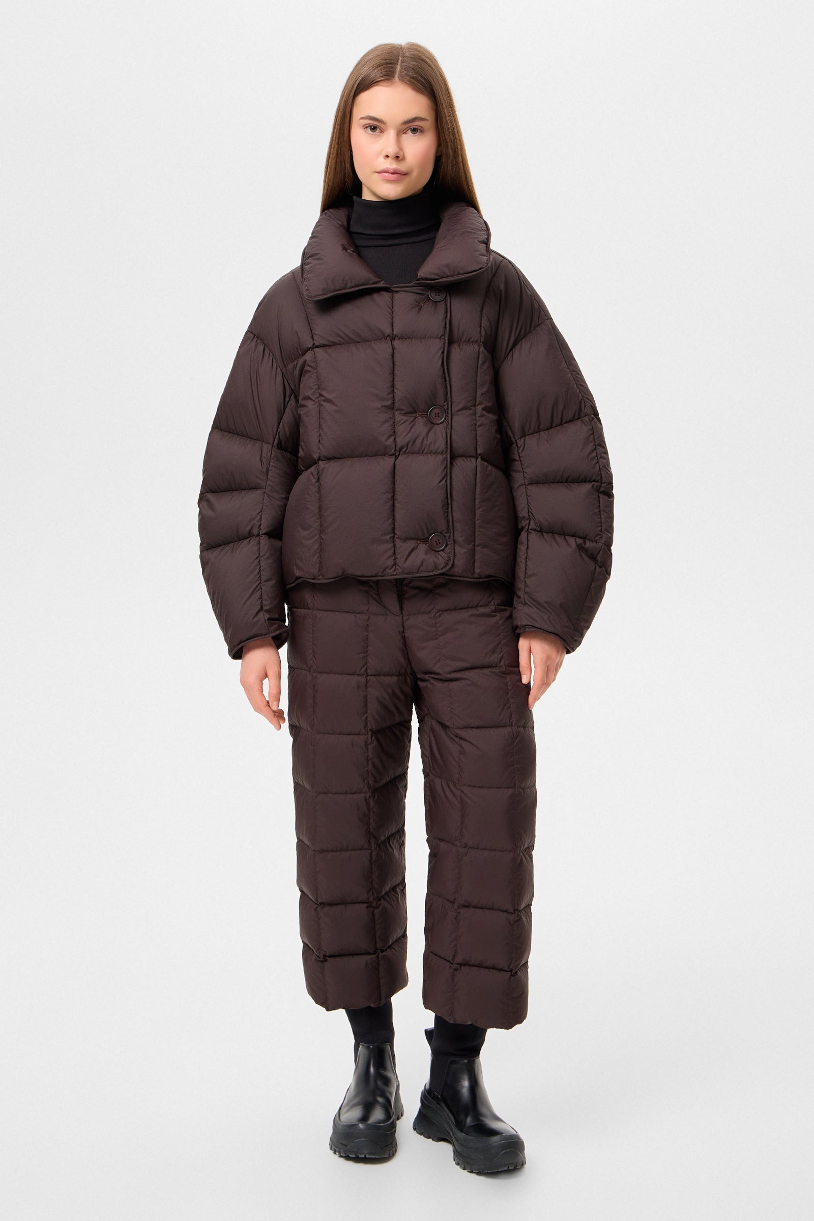 COZY CLOUD JACKET MICRO BROWN