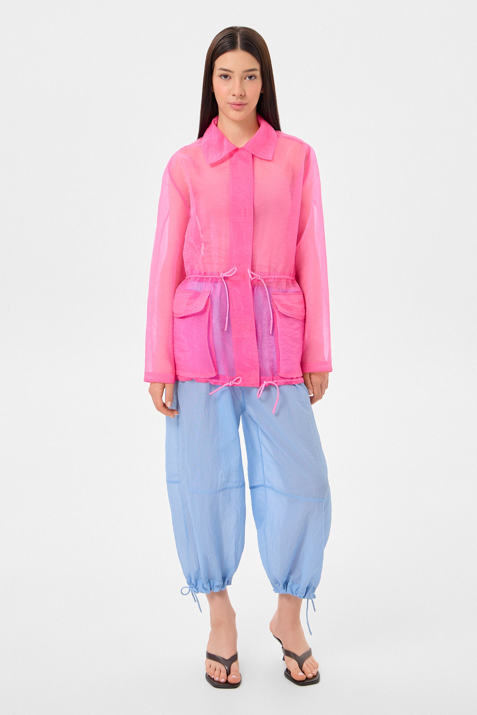 Cap Jacket Neon Pink