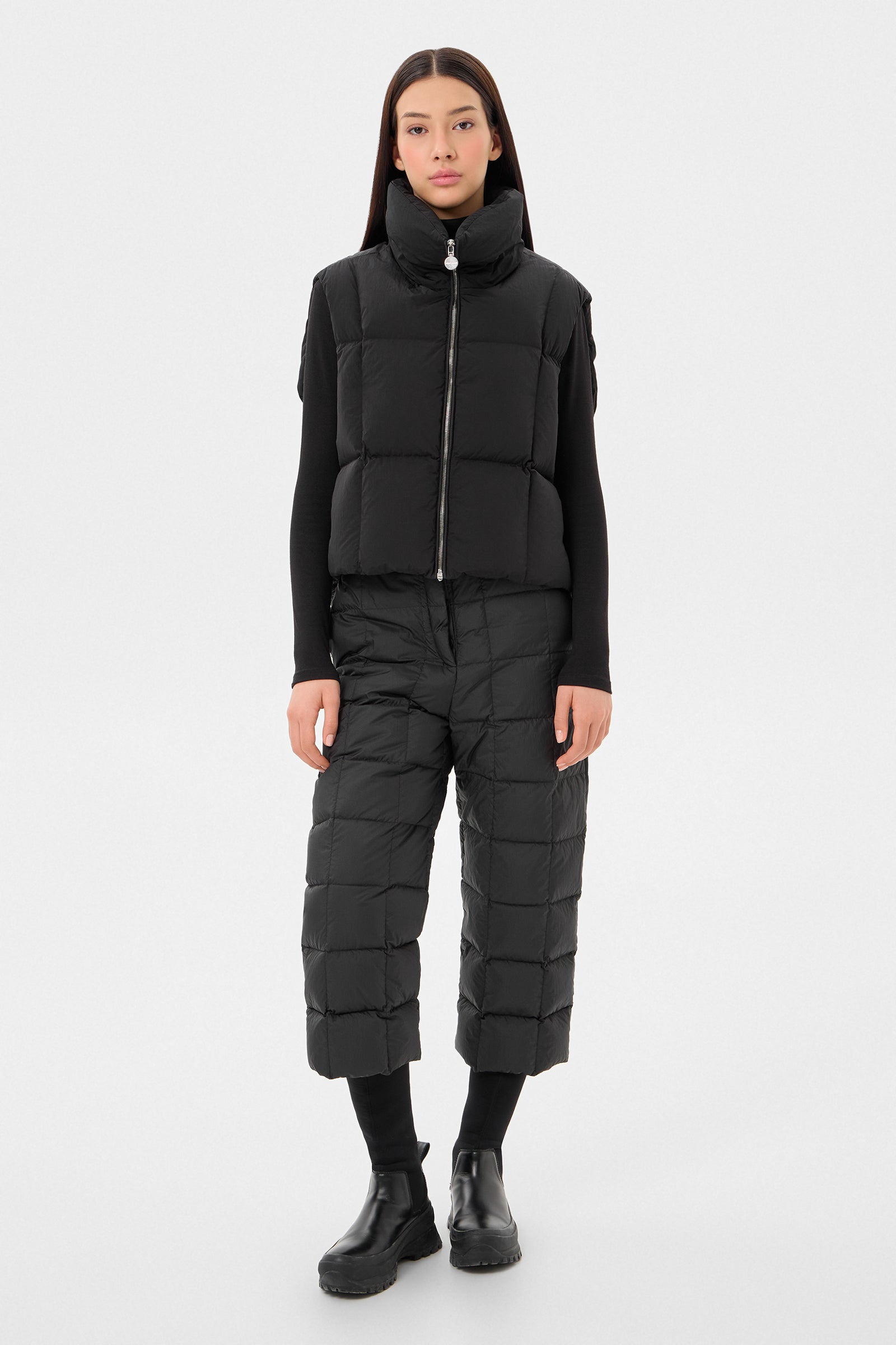 ZIP VEST ENNIO BLACK
