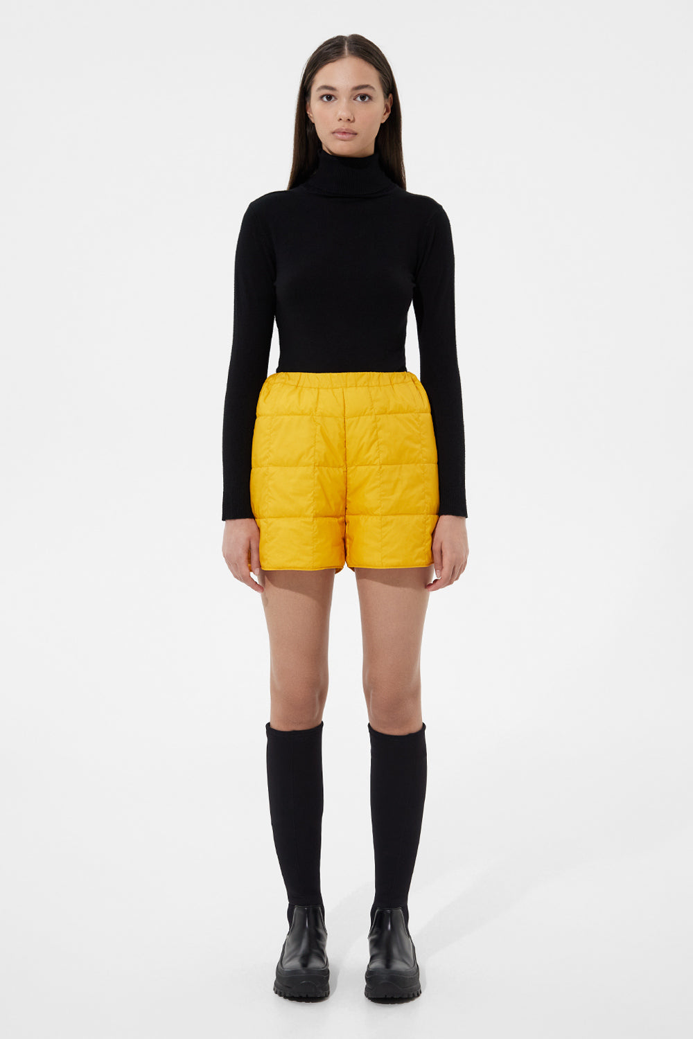 Down Shorts Micro Yellow