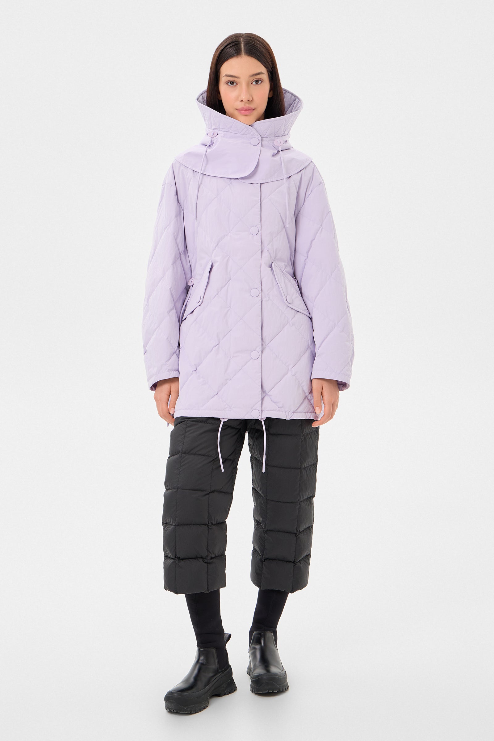 CYCLONE SHORT ENNIO LILAC