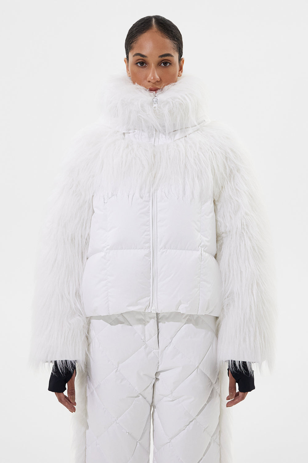 Fur Apres Ski Wendy Jacket Tec White