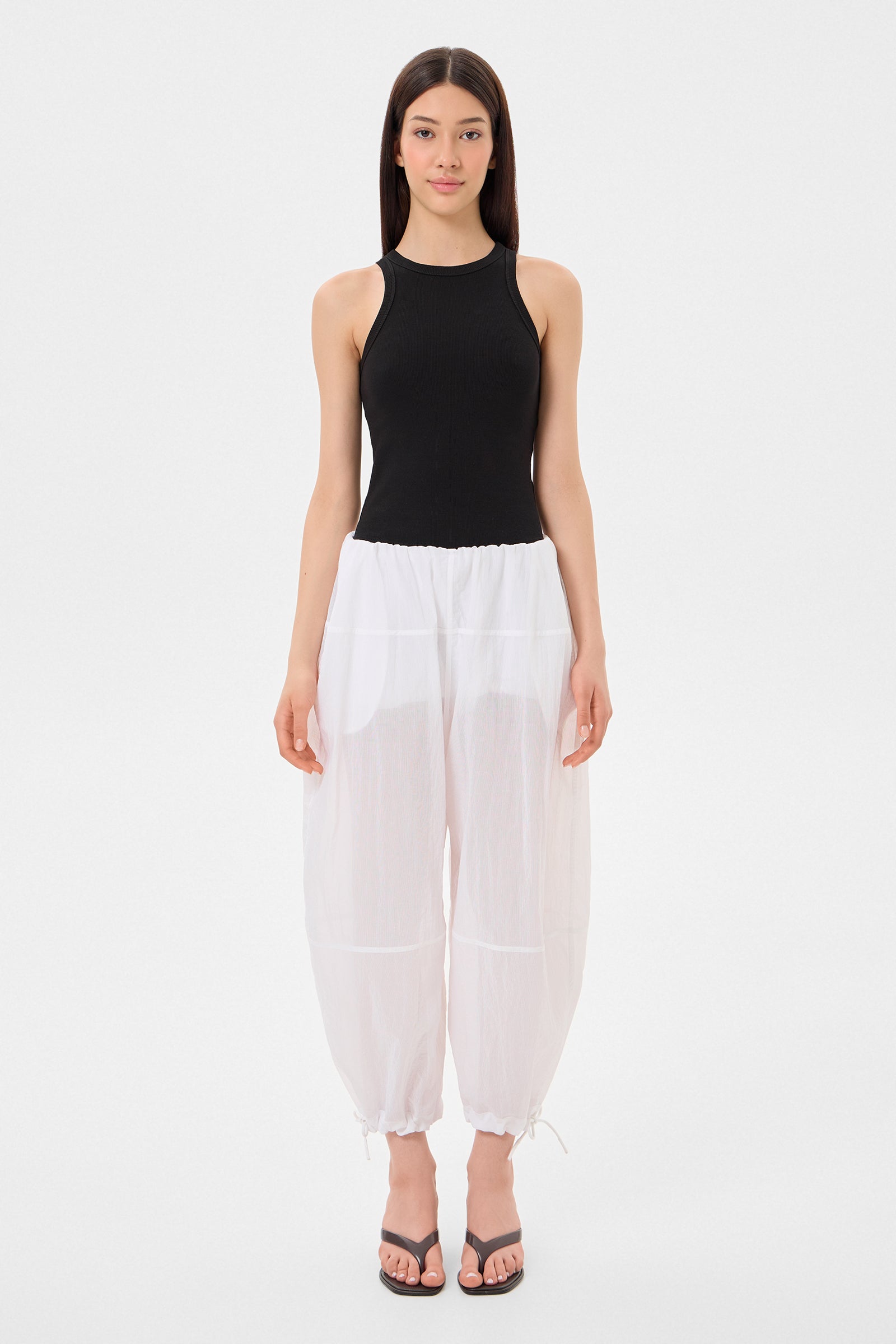 Light Balloon Pants Gaby White