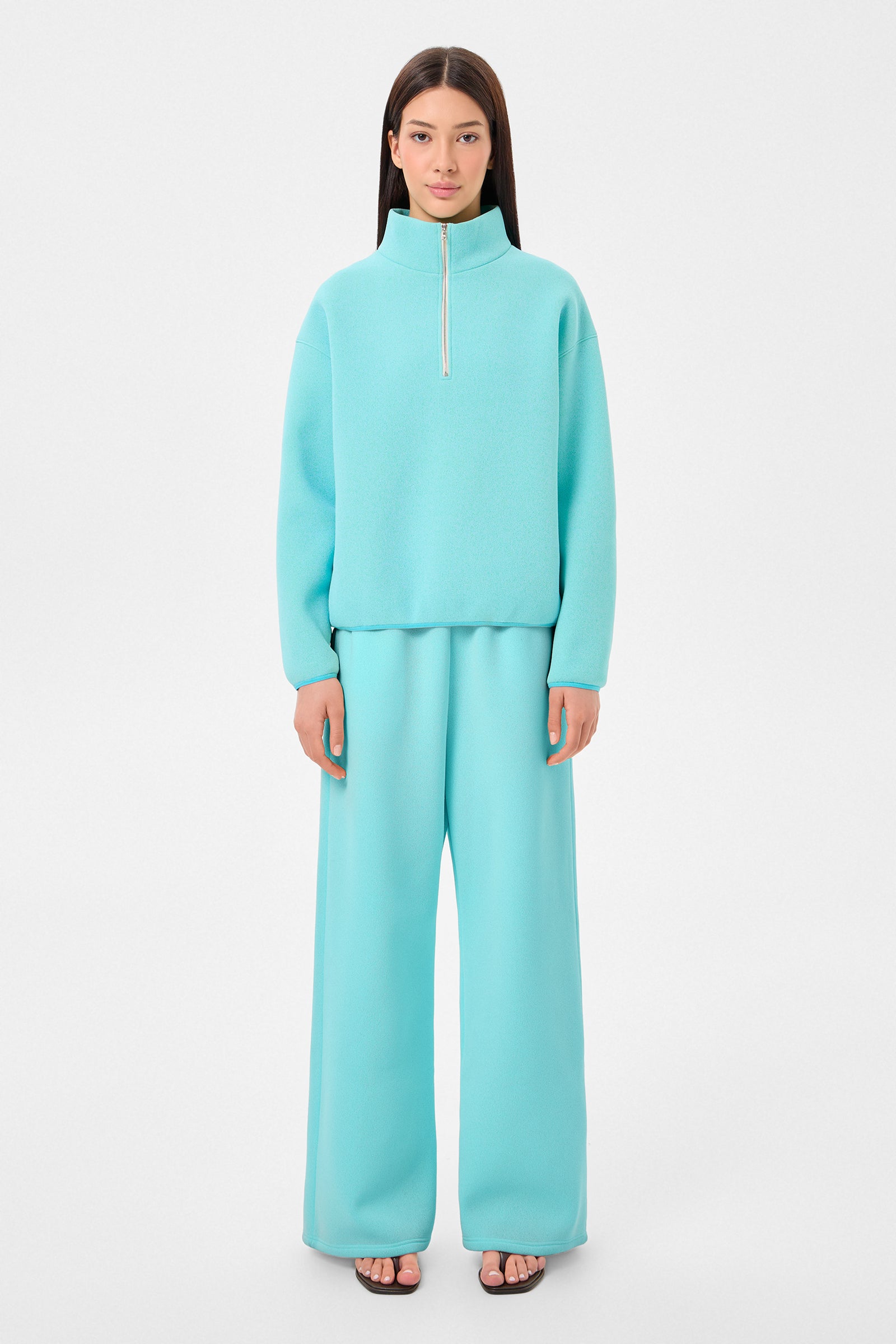 Rocky Half Zip Foam Blue