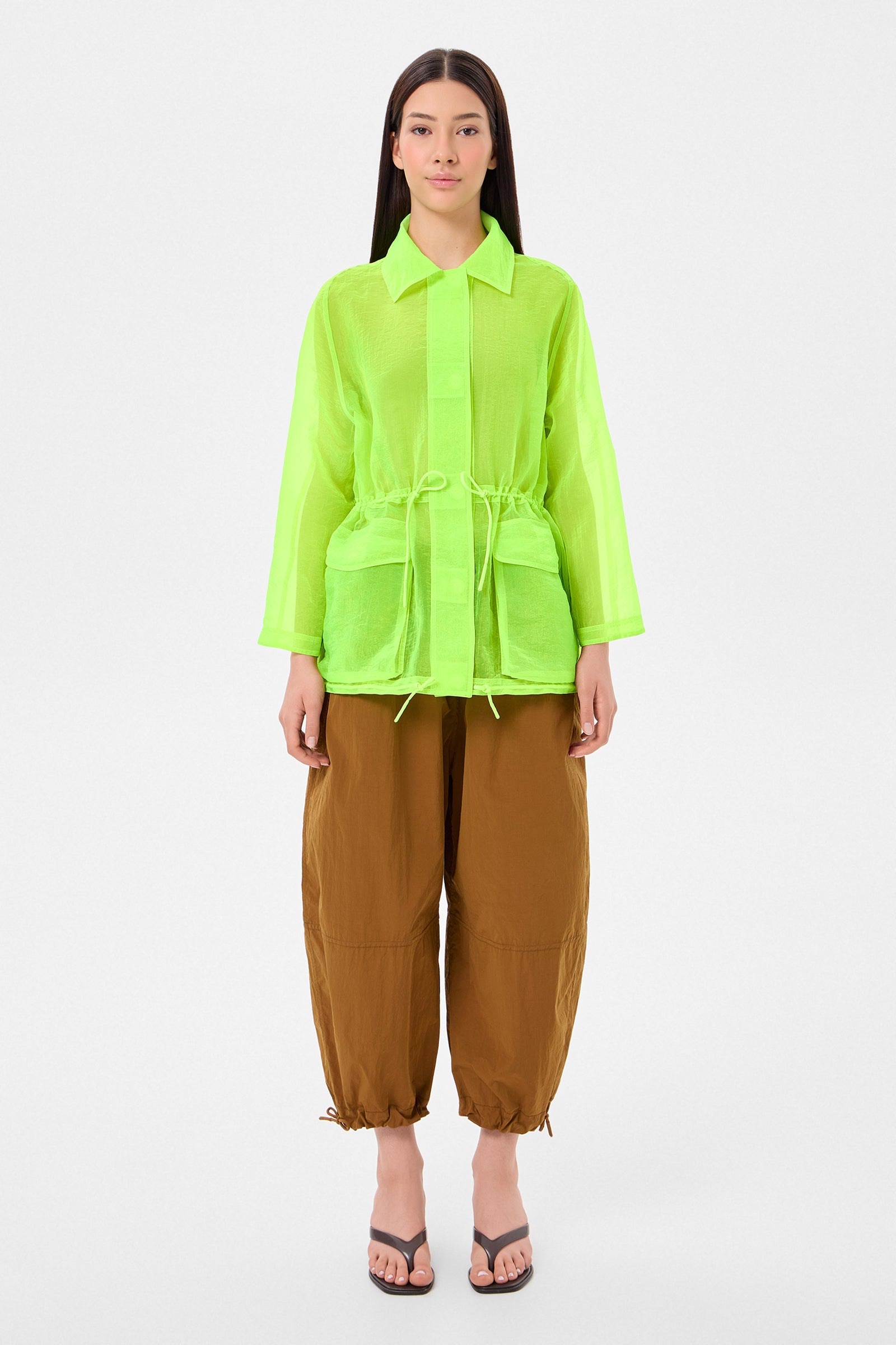 Cap Jacket Neon Yellow