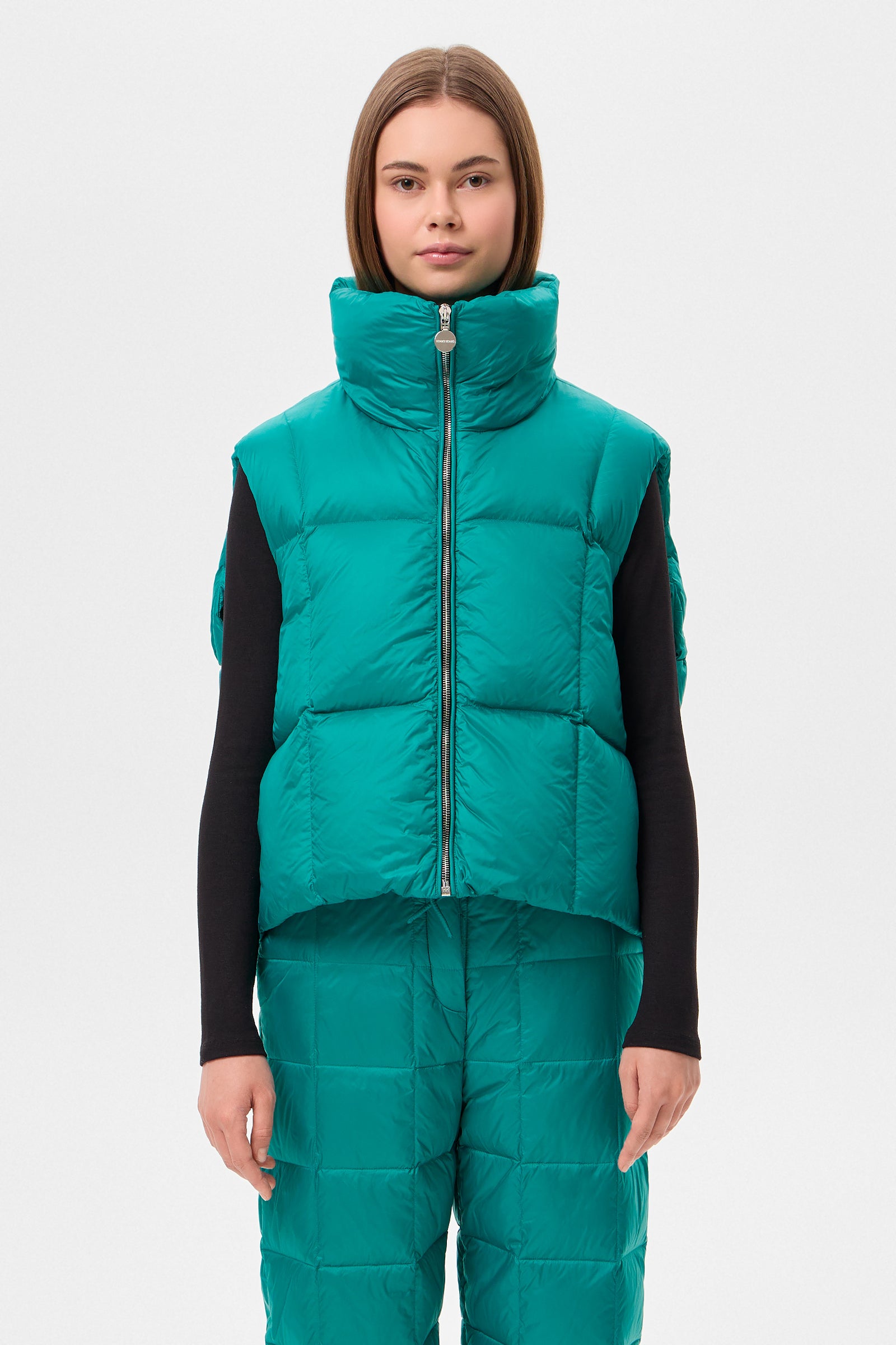 ZIP VEST LEON GREEN