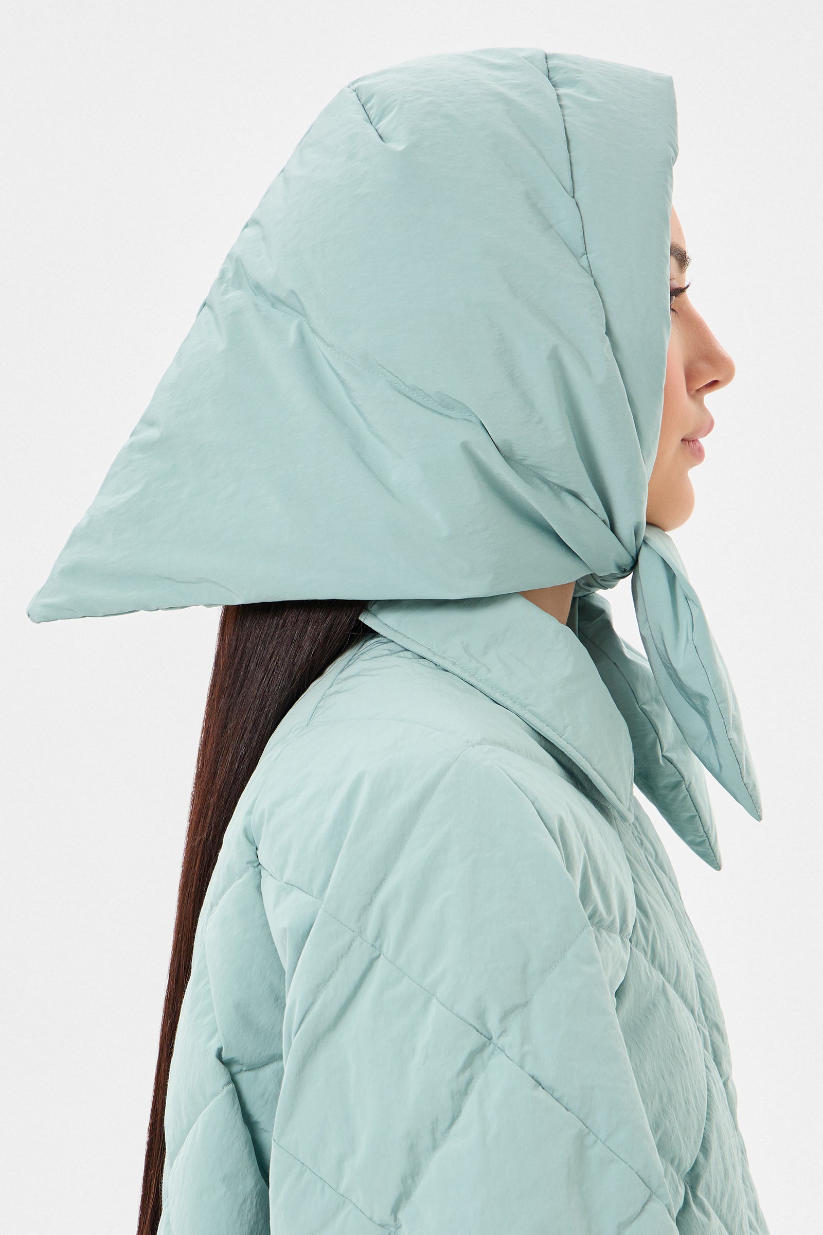 HUSTKA HOOD ENNIO TEAL