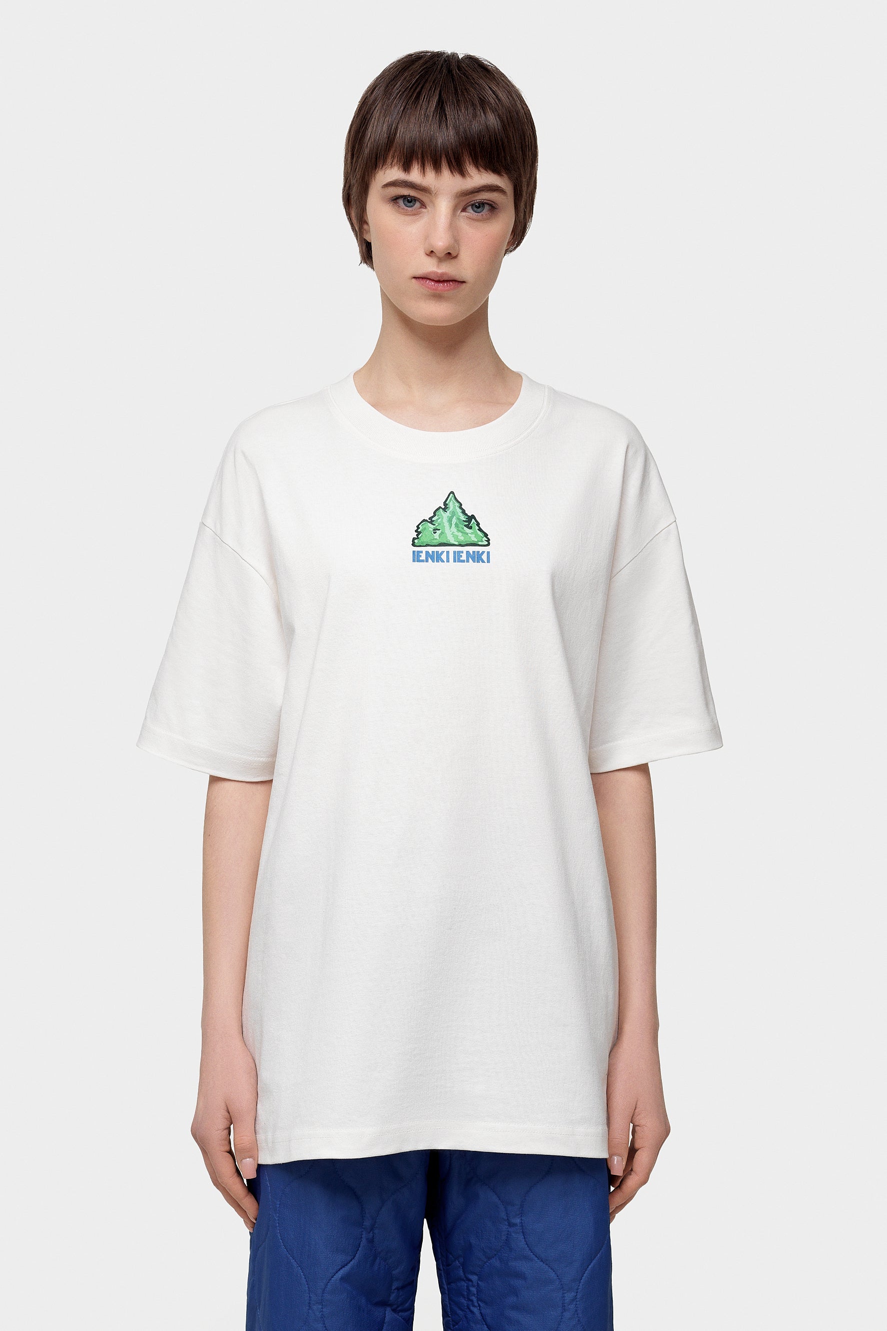 T-shirt White + Forest