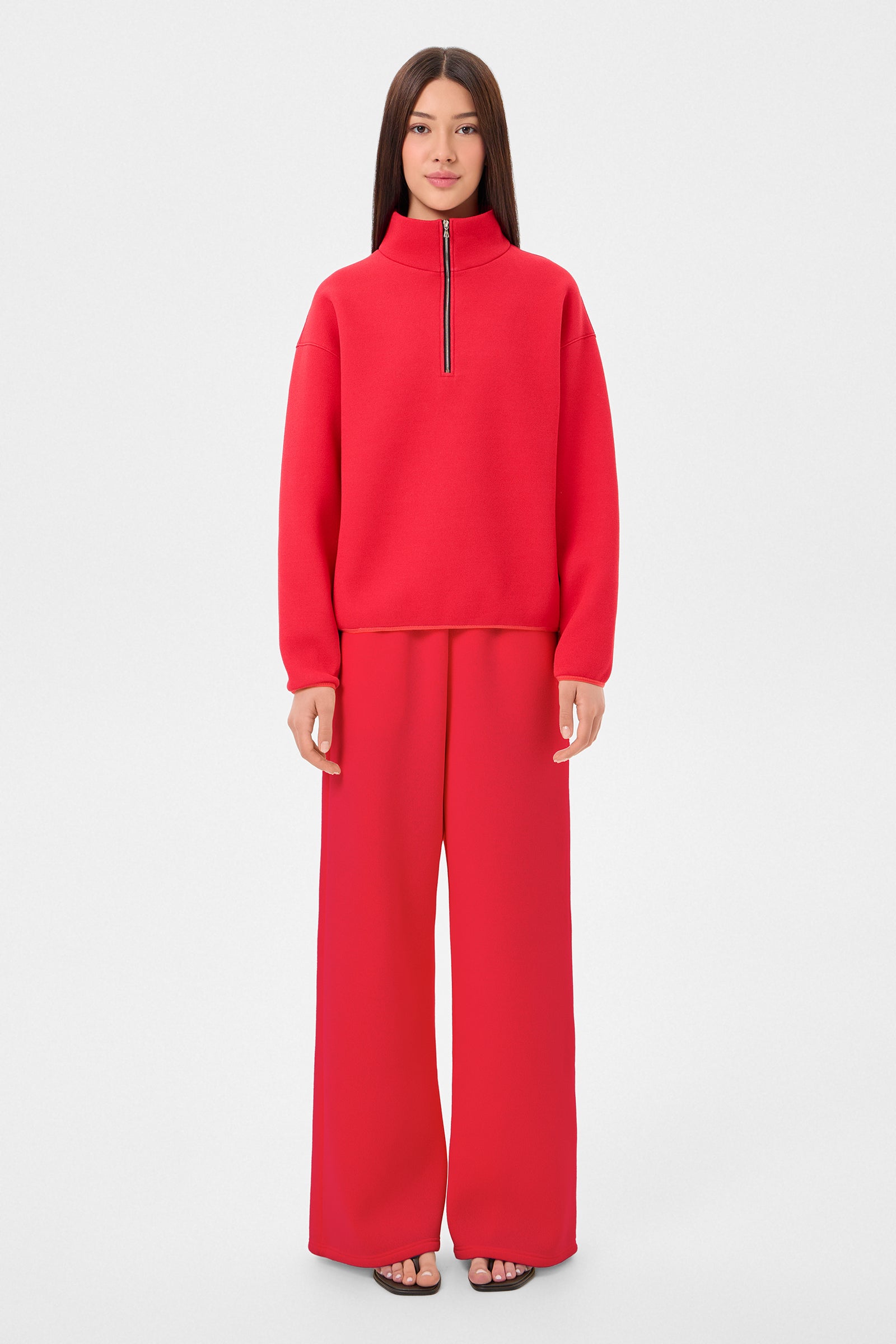 Rocky Half Zip Foam Red
