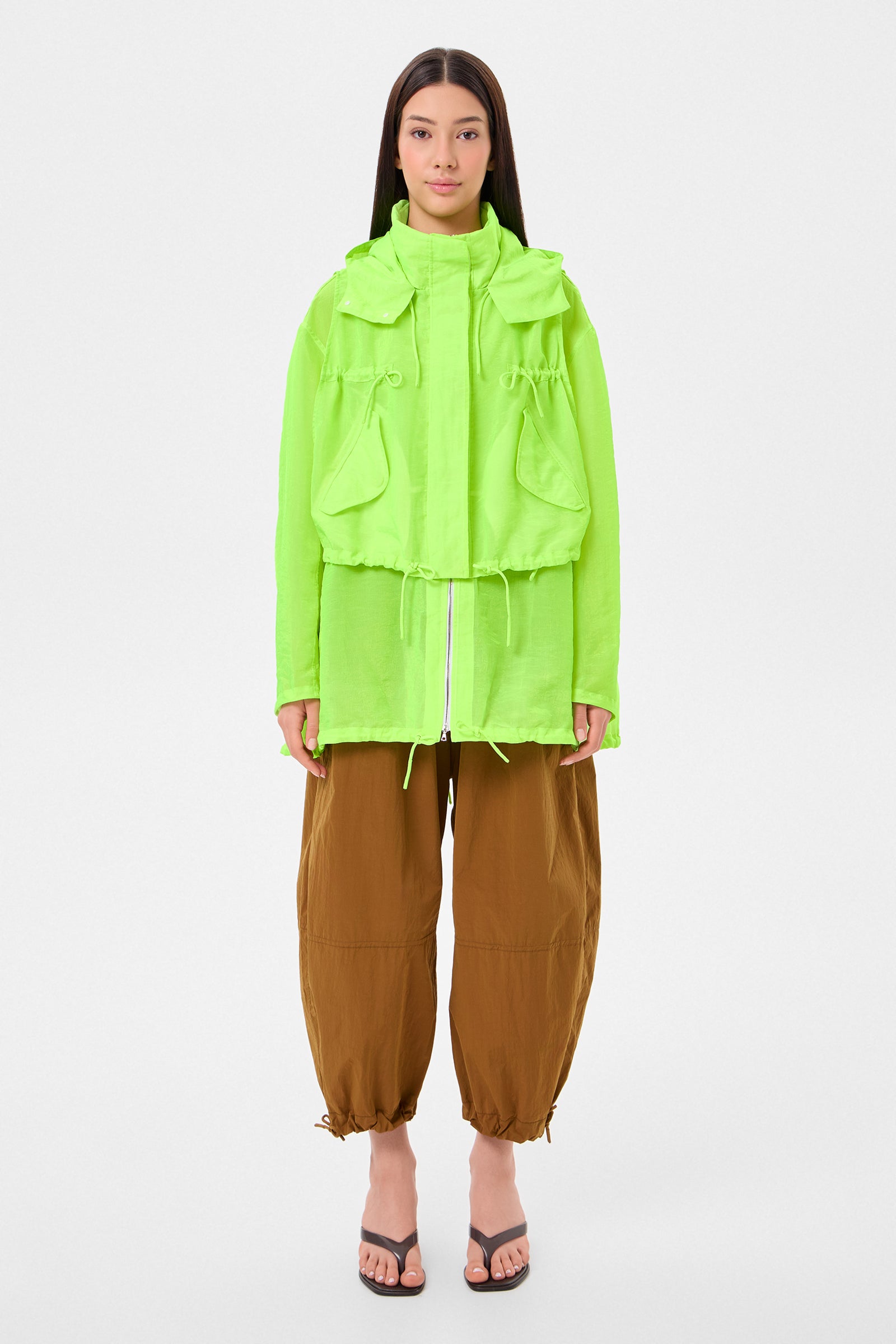 Light Ember Coat Neon Yellow