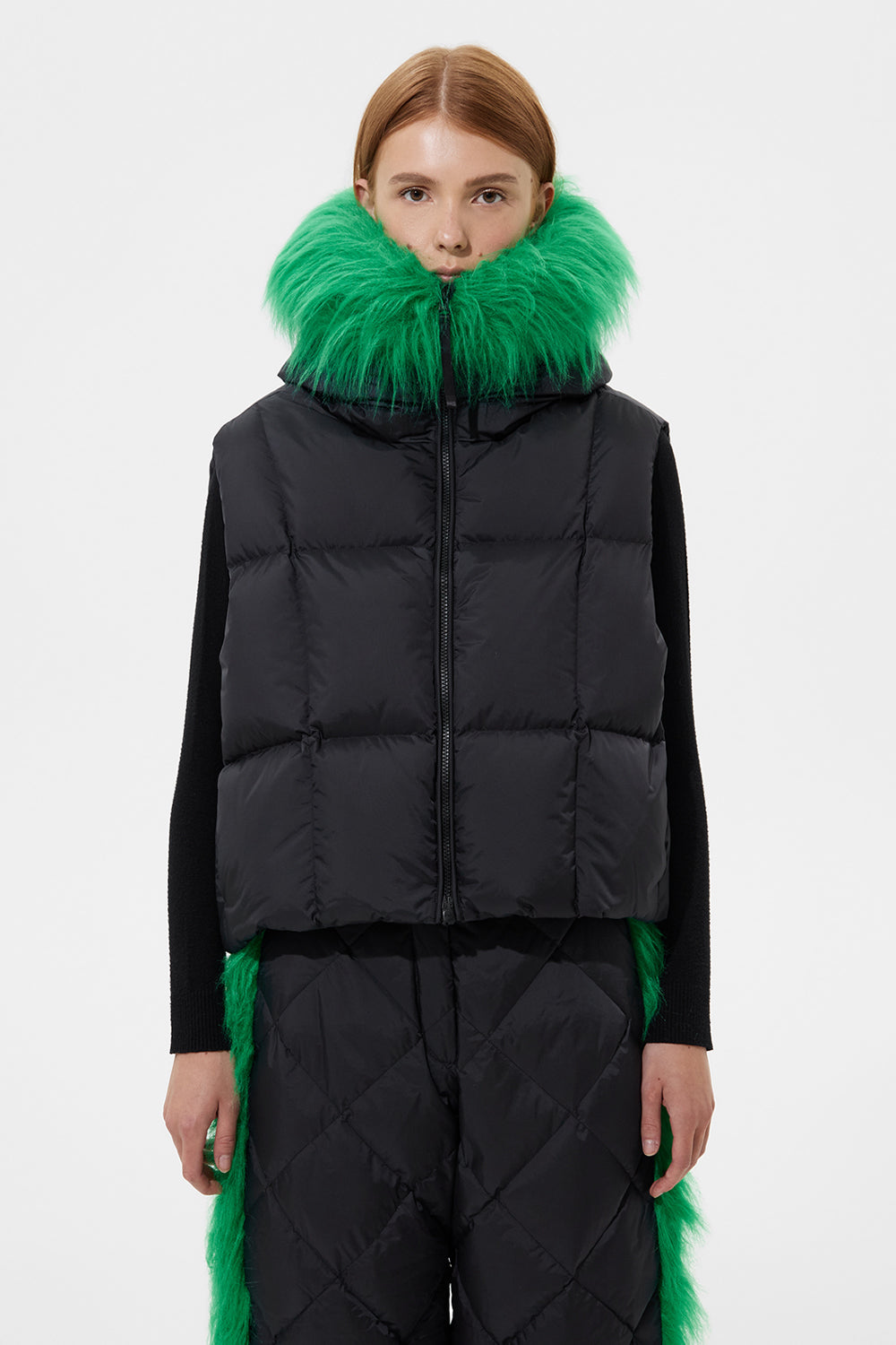 Fur Apres Ski Wendy Vest Tec Black
