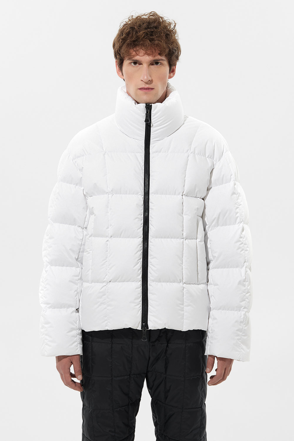 Apres Ski Shorts Jacket Man Tec White