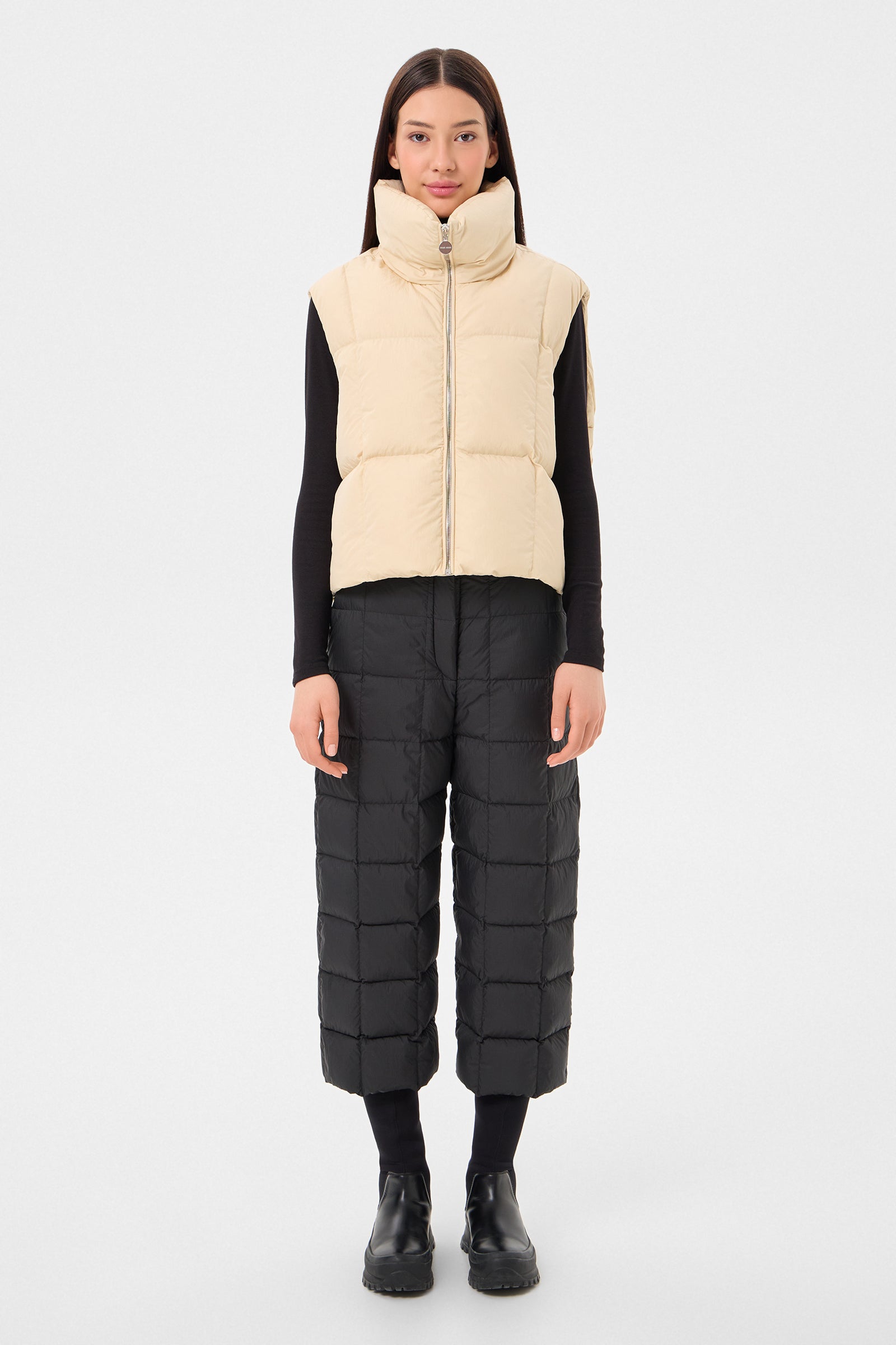 ZIP VEST ENNIO BEIGE