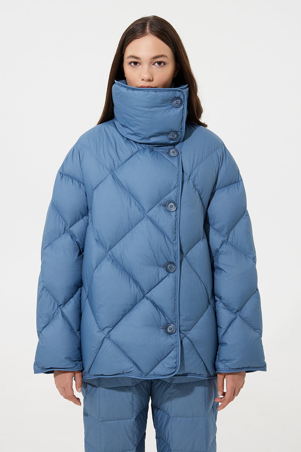 Cozy Queen Jacket Micro Stone Blue