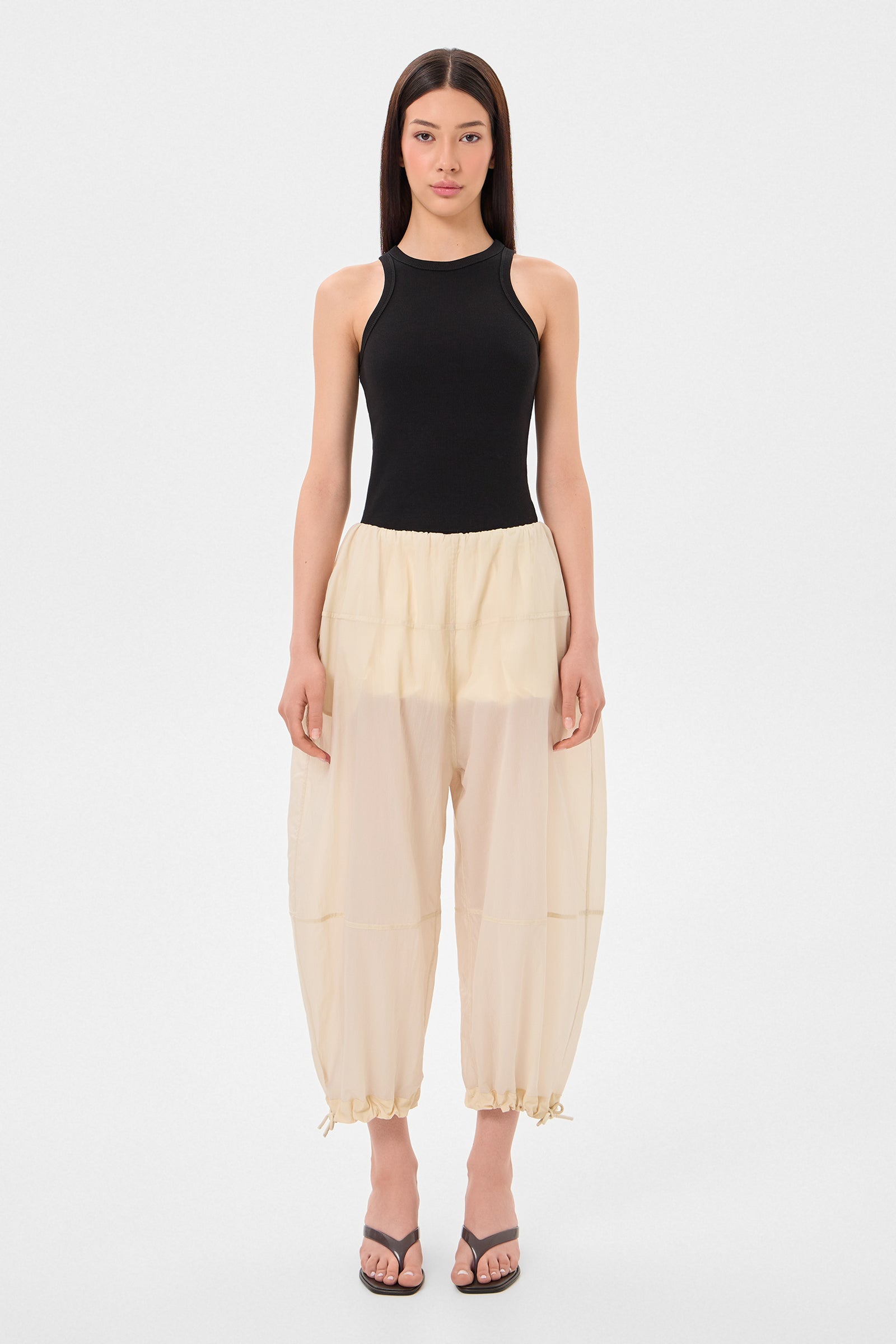 Light Ballon Pants Ketchup Beige