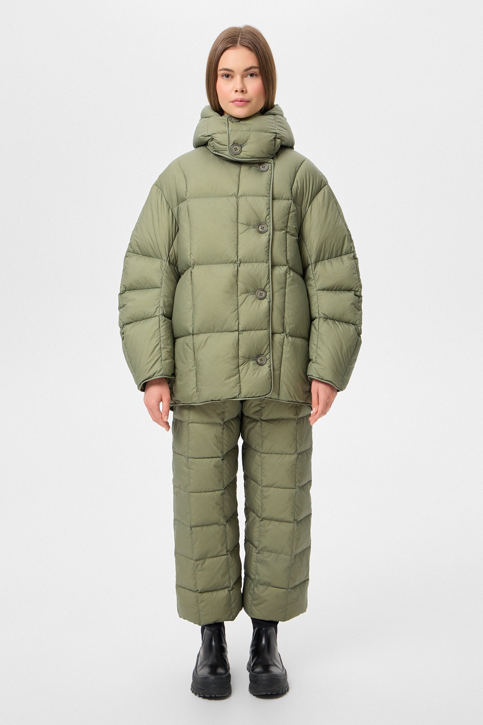 COZY NIMBO JACKET MICRO OLIVE GREEN