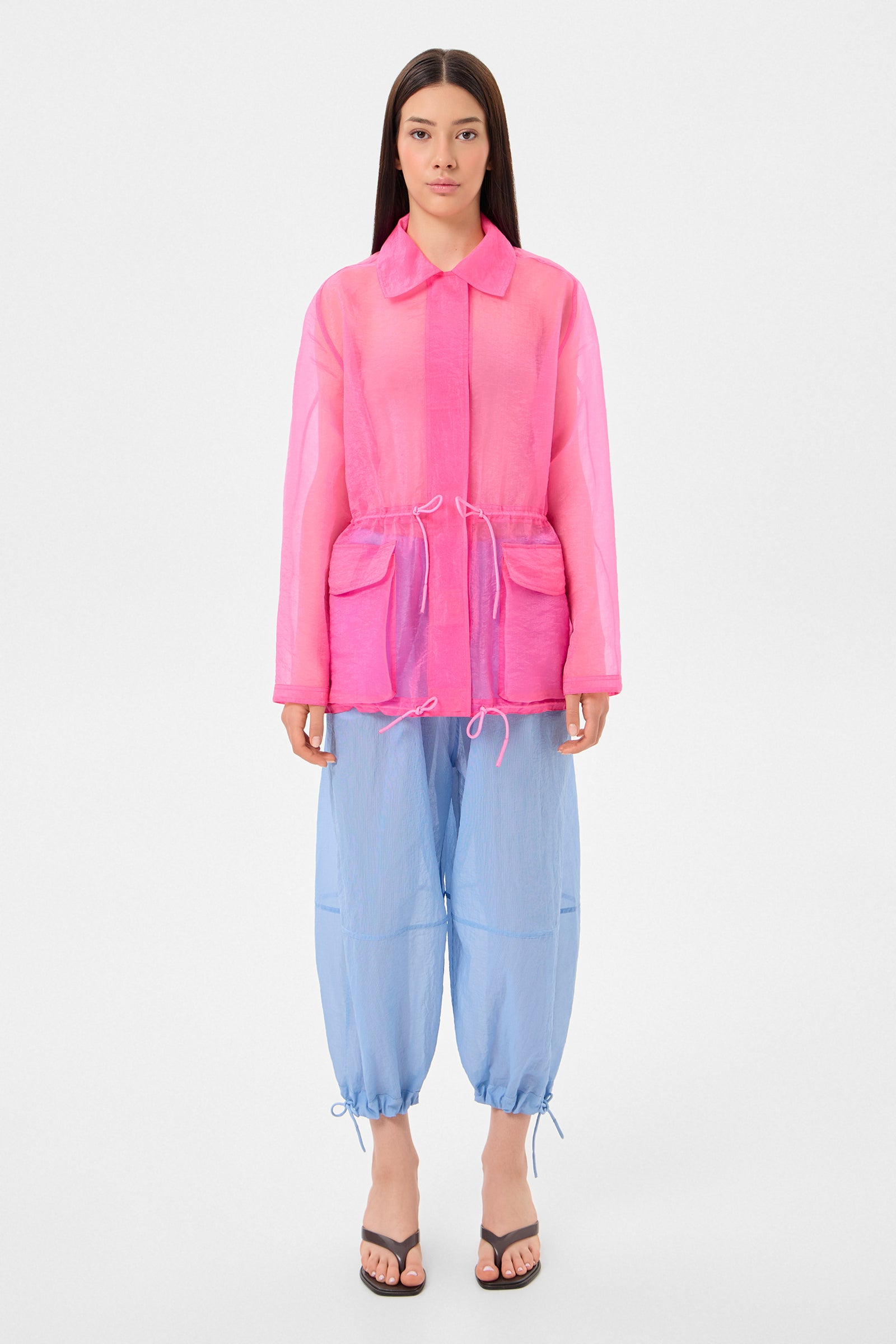 Cap Jacket Neon Pink