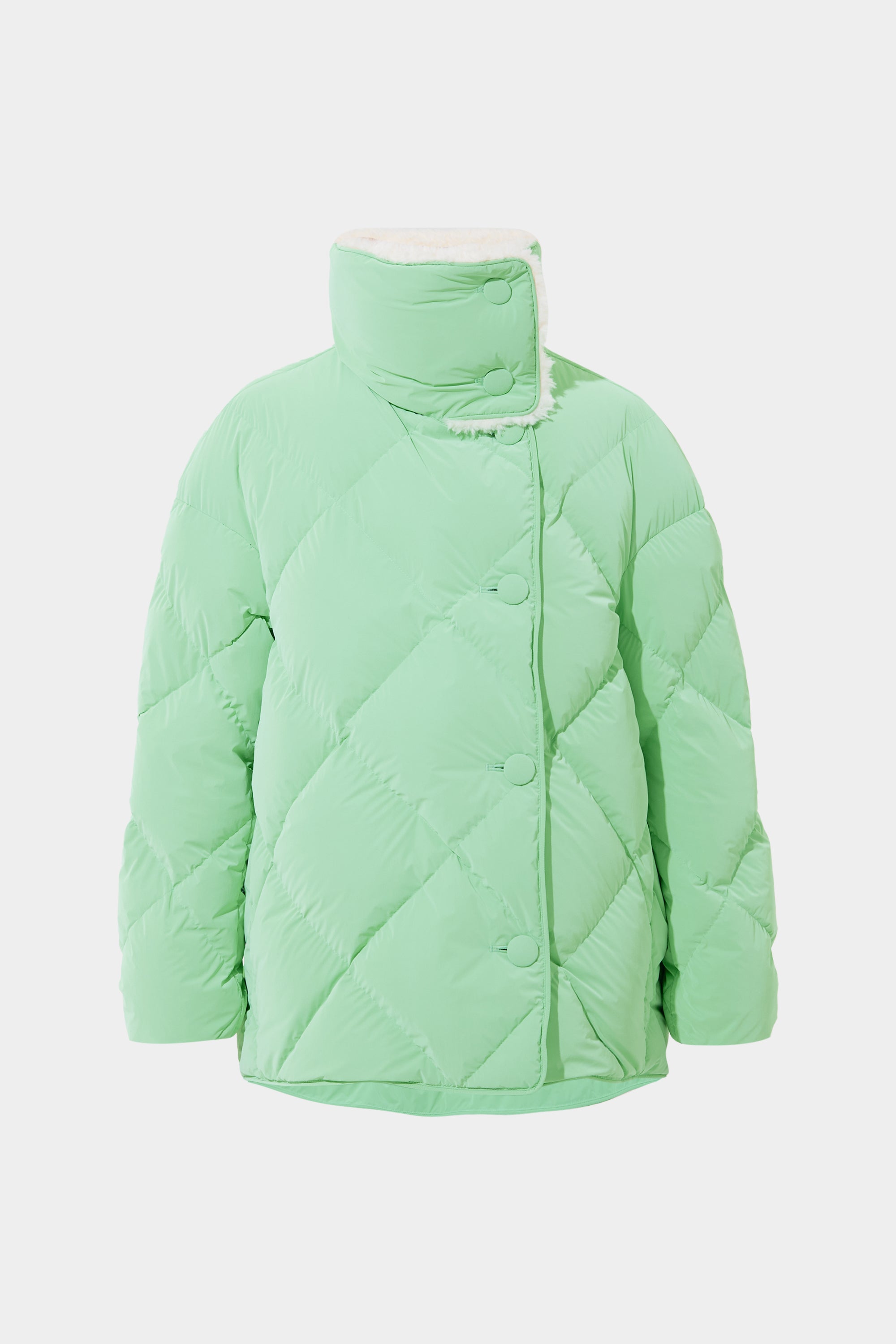 Shearling Queen Jacket Powder Mint