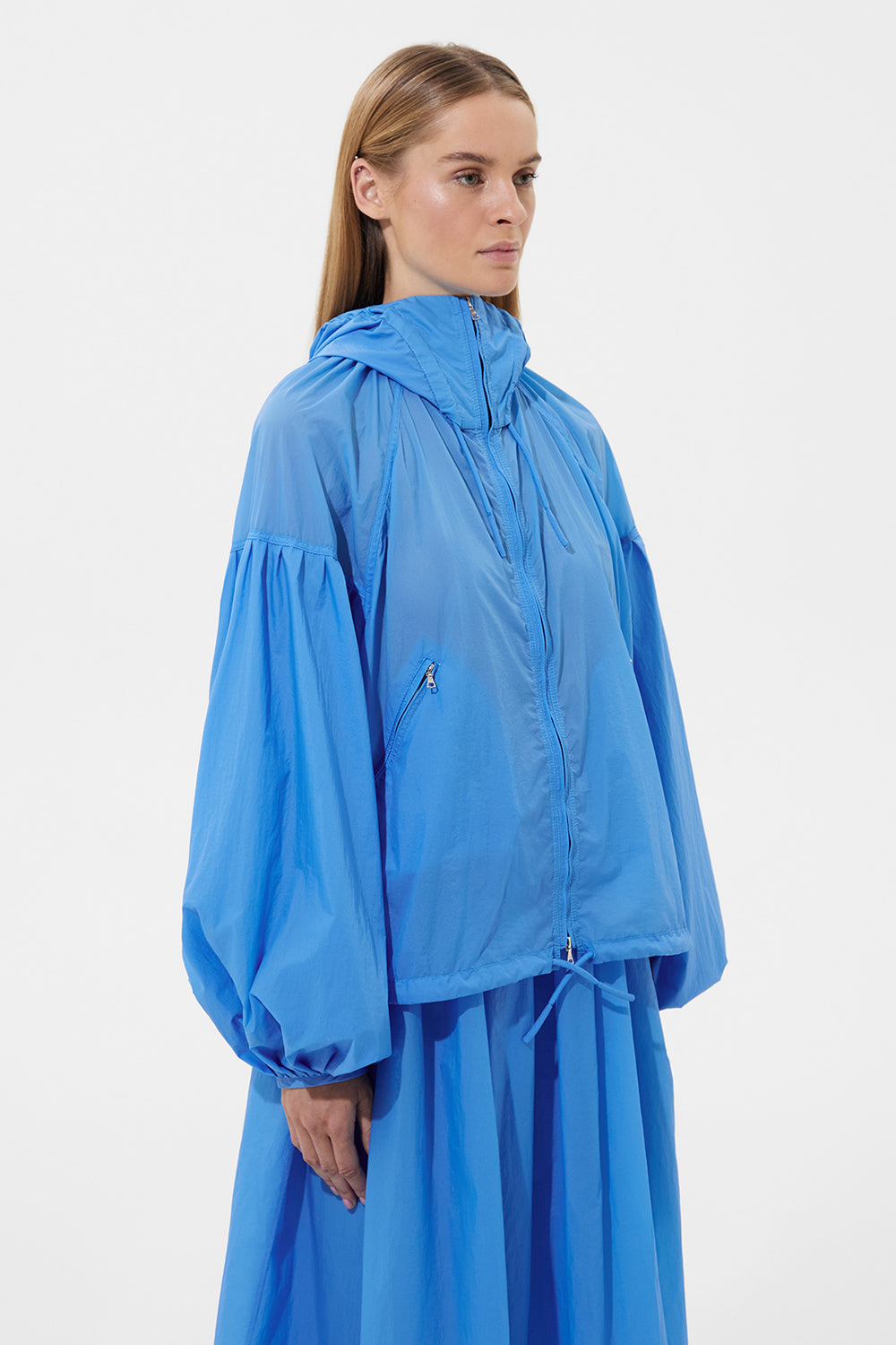 Balloon Jacket Micro Bright Blue