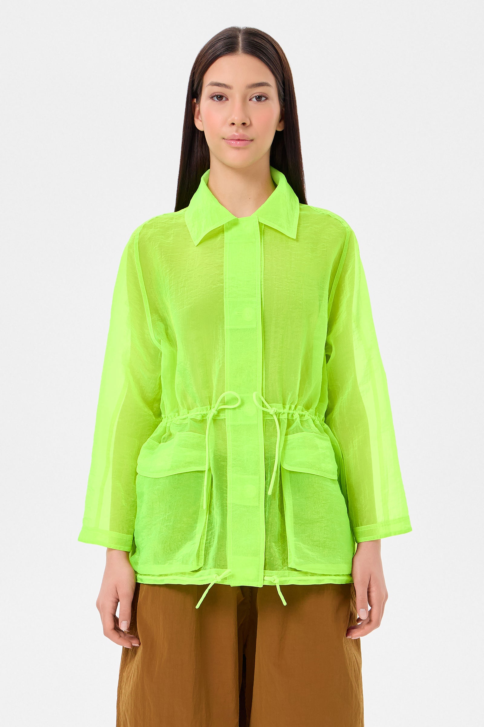 Cap Jacket Neon Yellow