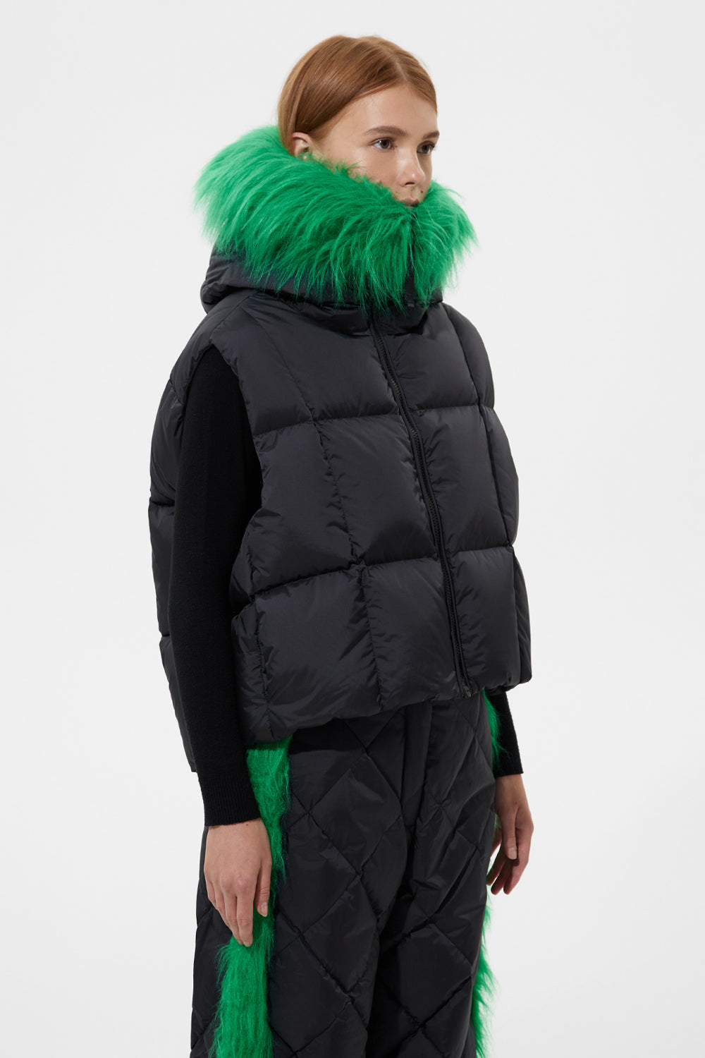 Fur Apres Ski Wendy Vest Tec Black