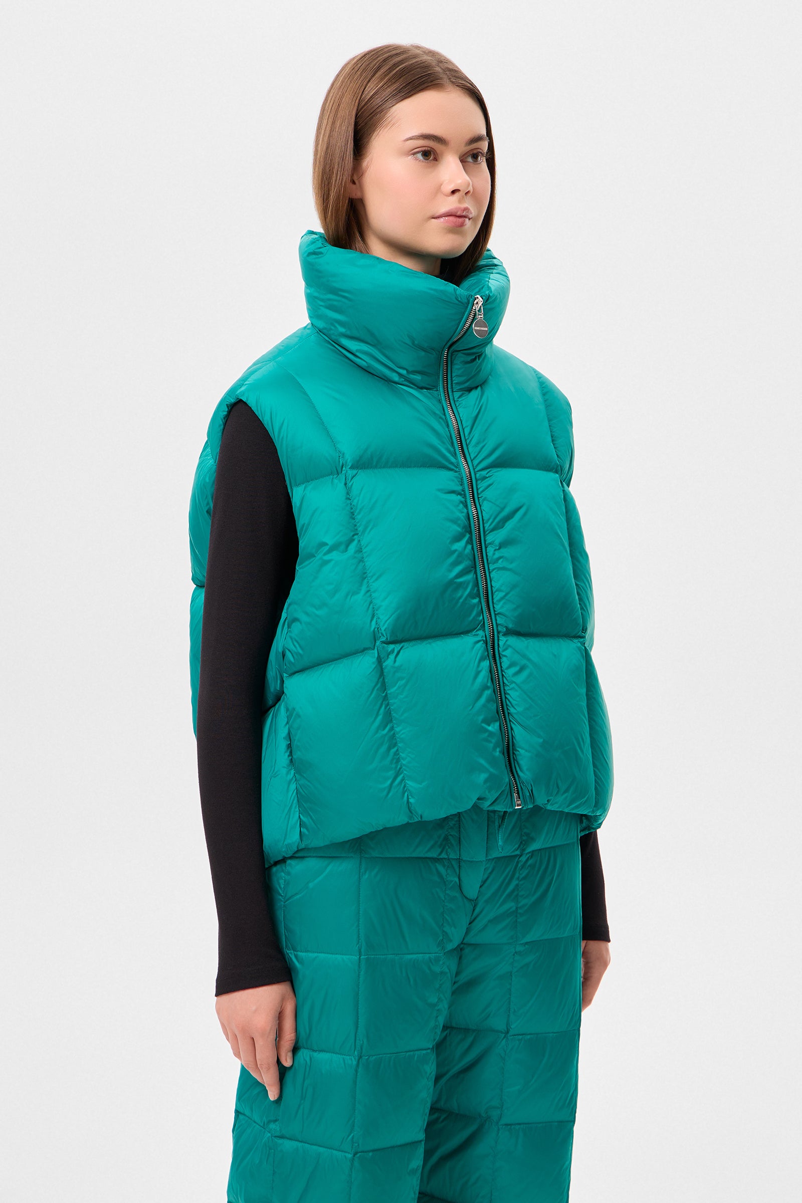 ZIP VEST LEON GREEN