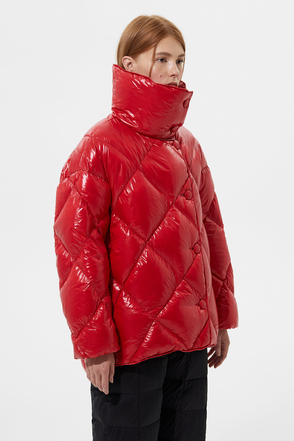 Queen Jacket Silky Red